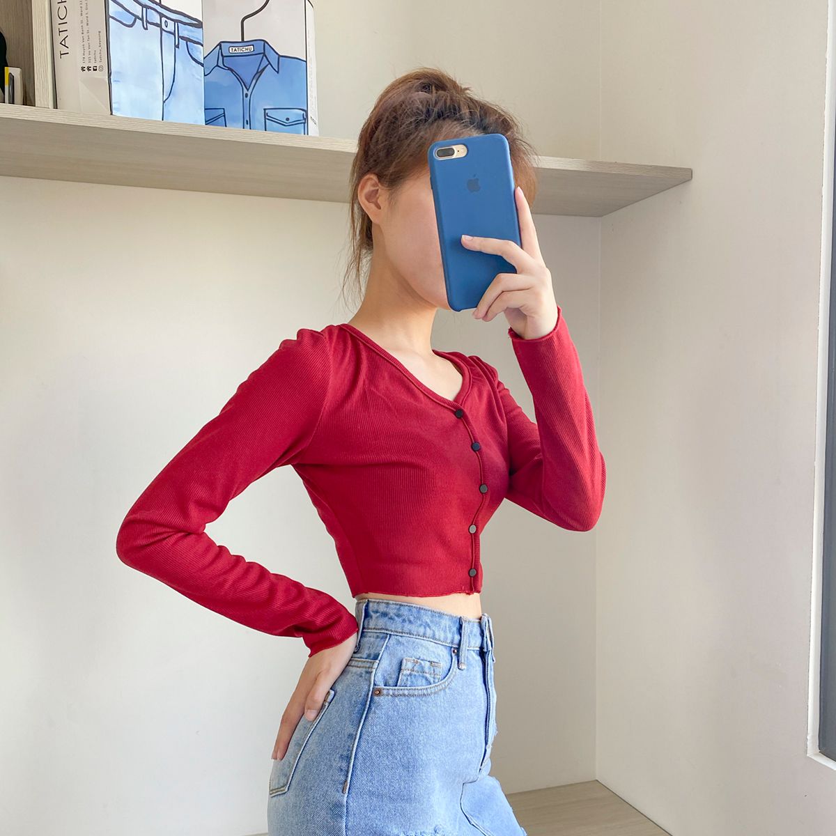 Buttons T shirt