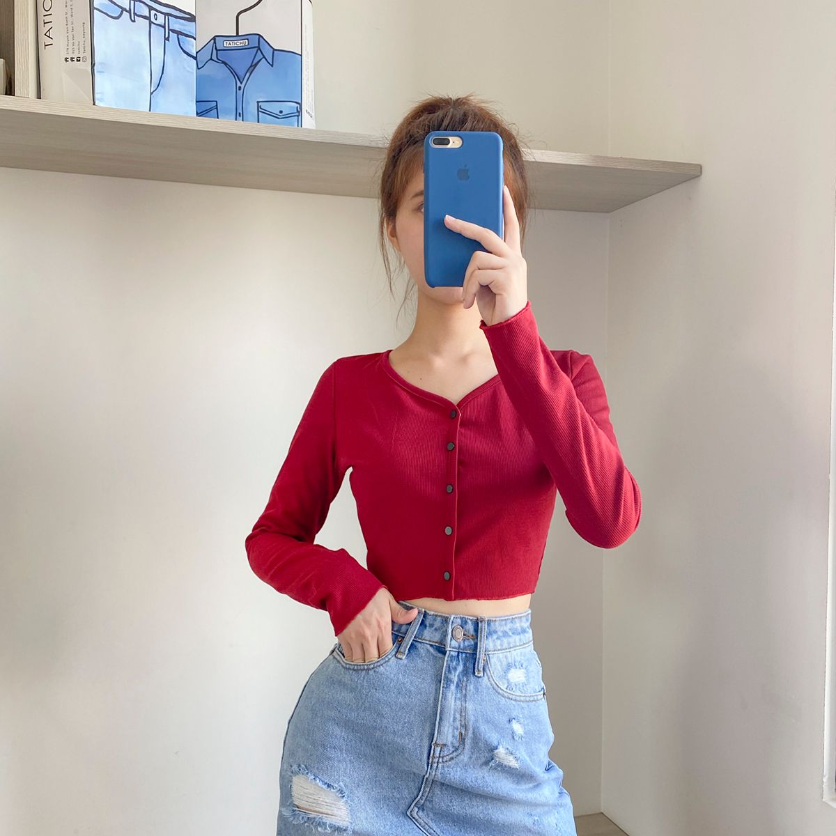 Buttons T shirt