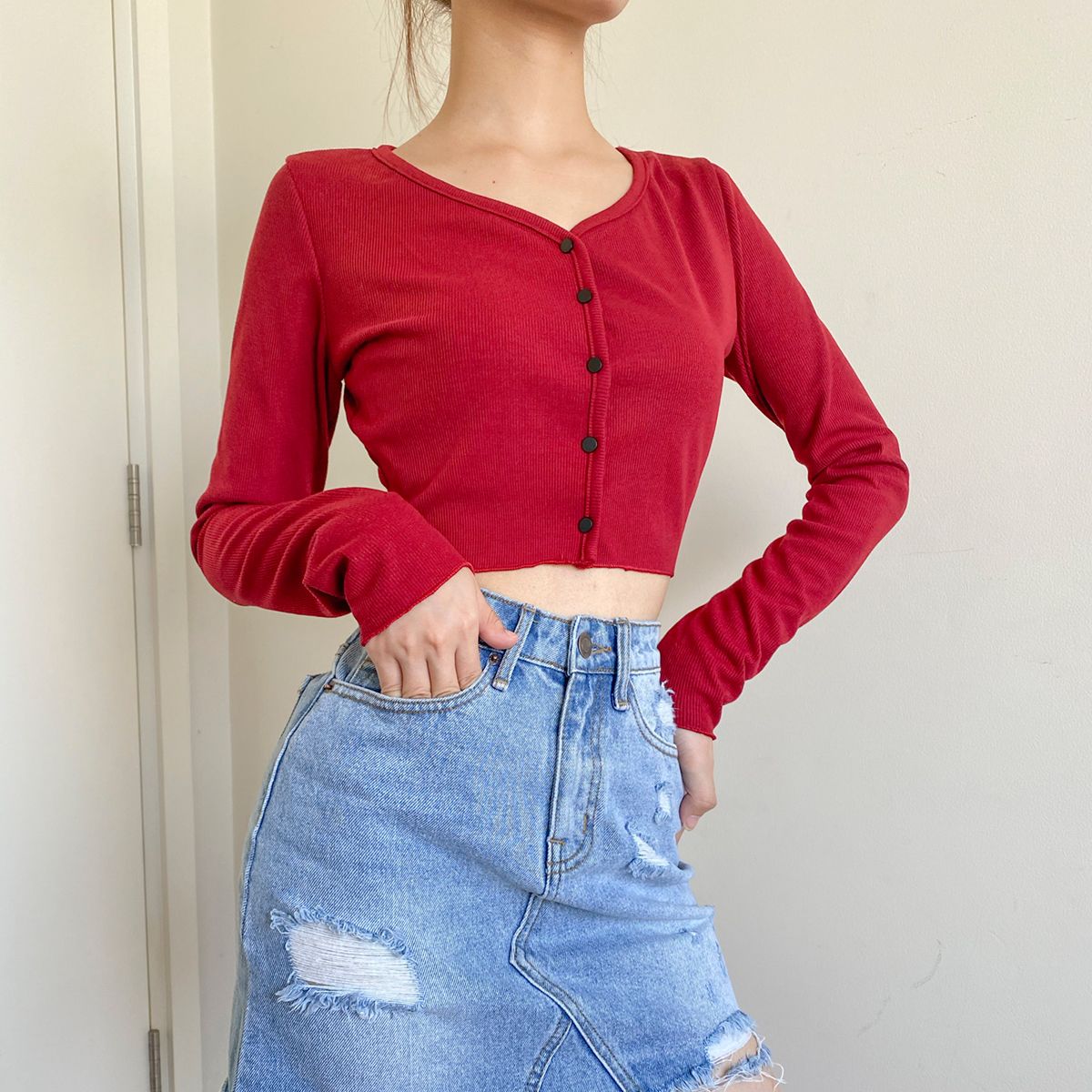 Buttons T shirt
