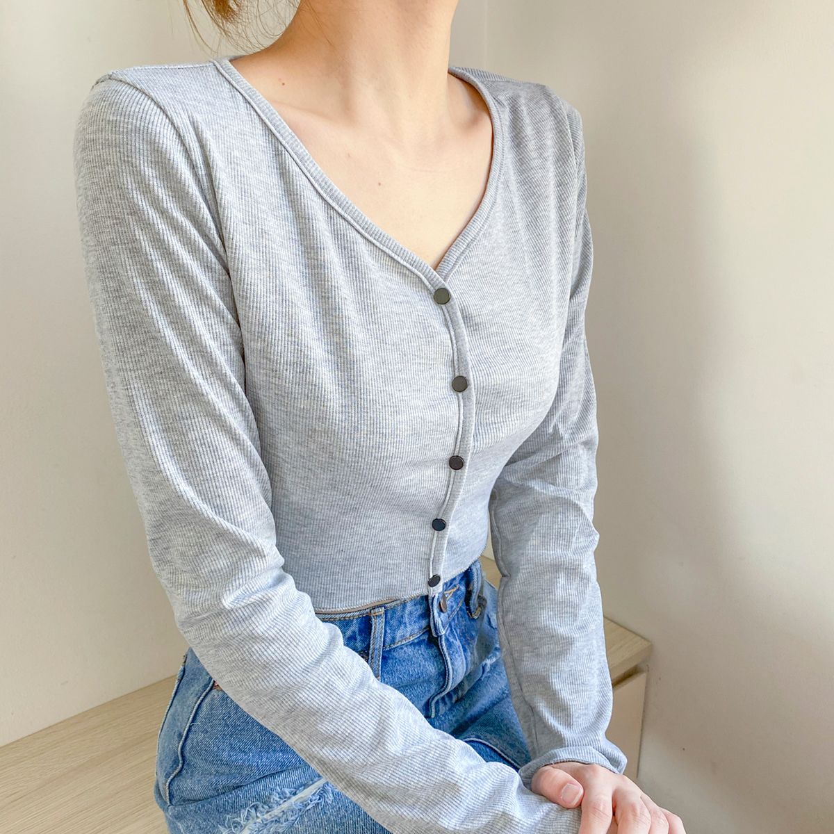 Buttons T shirt