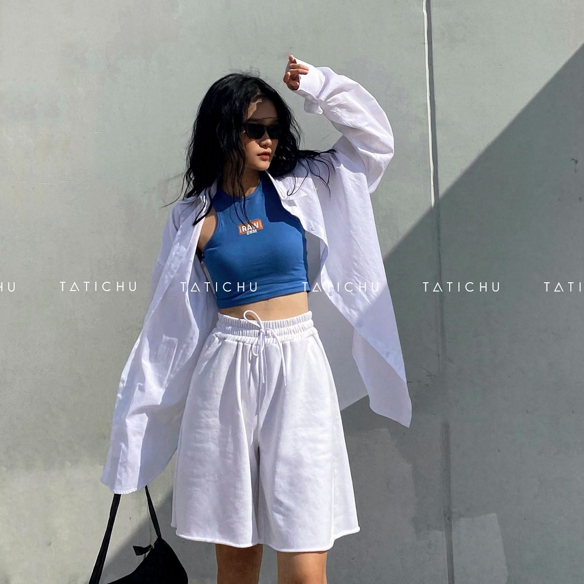 Drawstring Longline Short