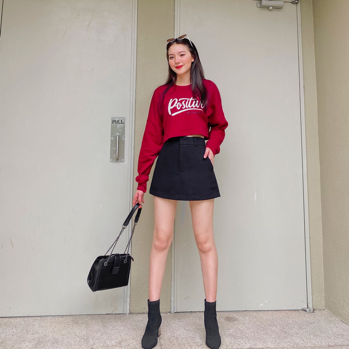 Positive Tshirt Croptop