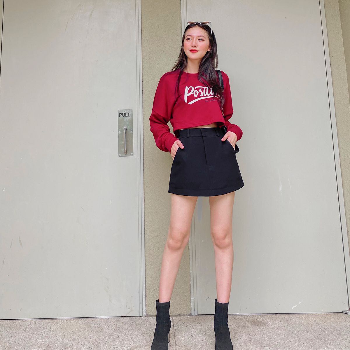 Positive Tshirt Croptop