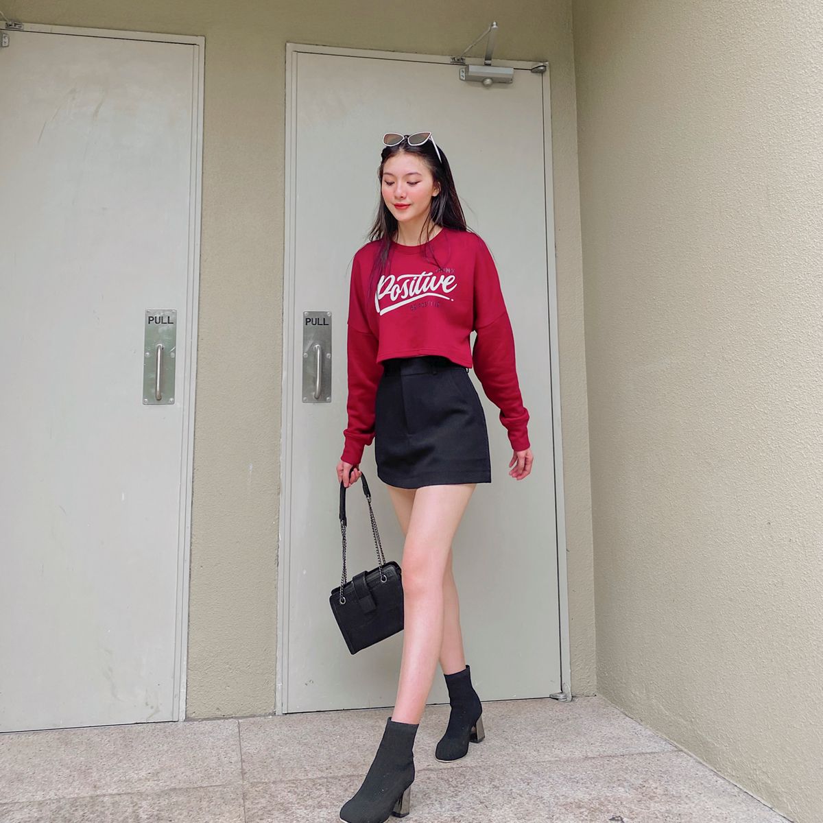 Positive Tshirt Croptop
