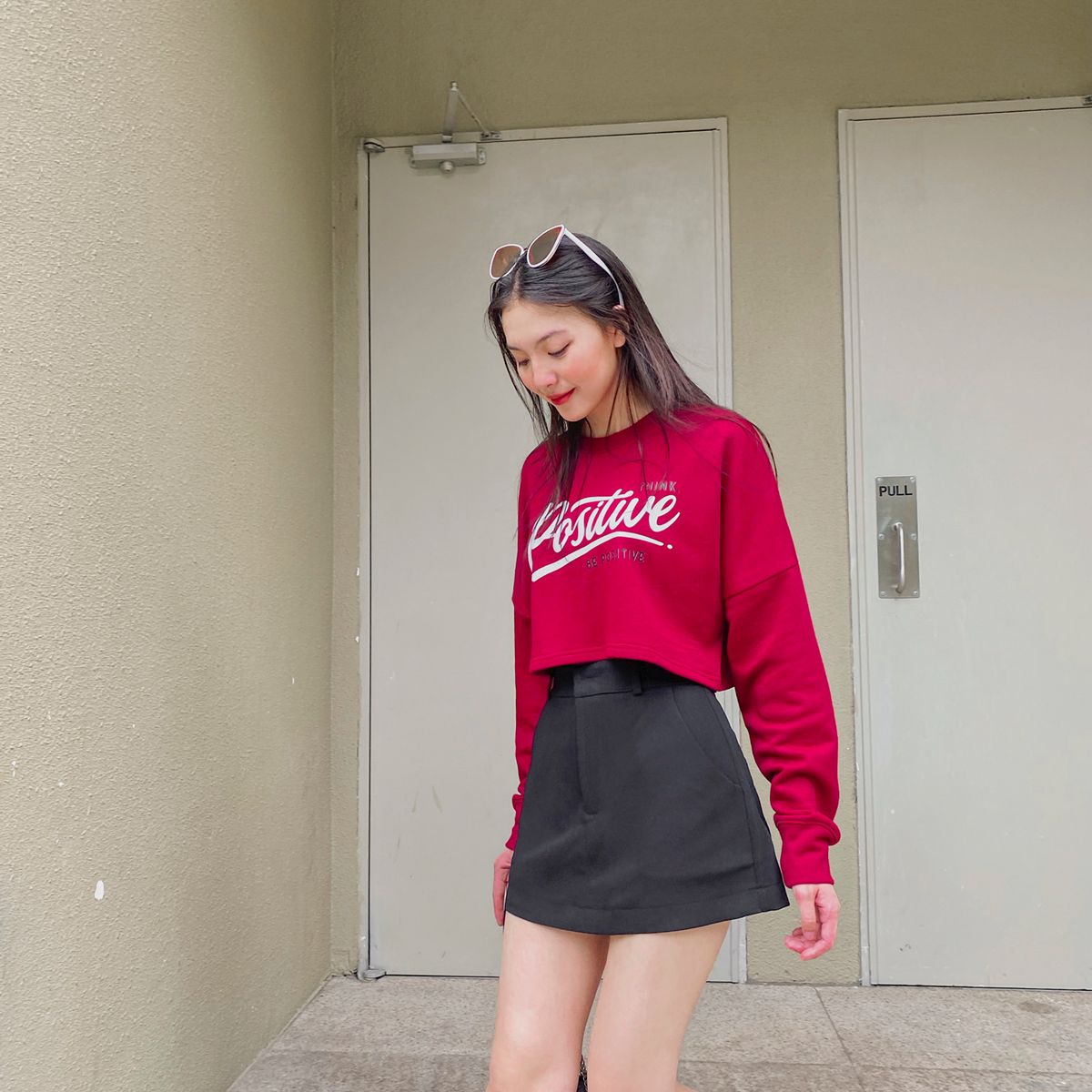 Positive Tshirt Croptop