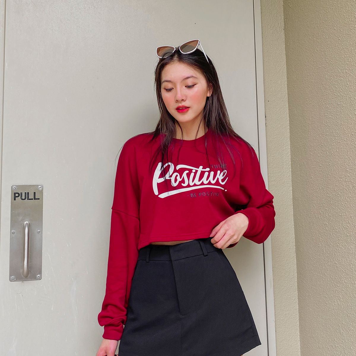 Positive Tshirt Croptop