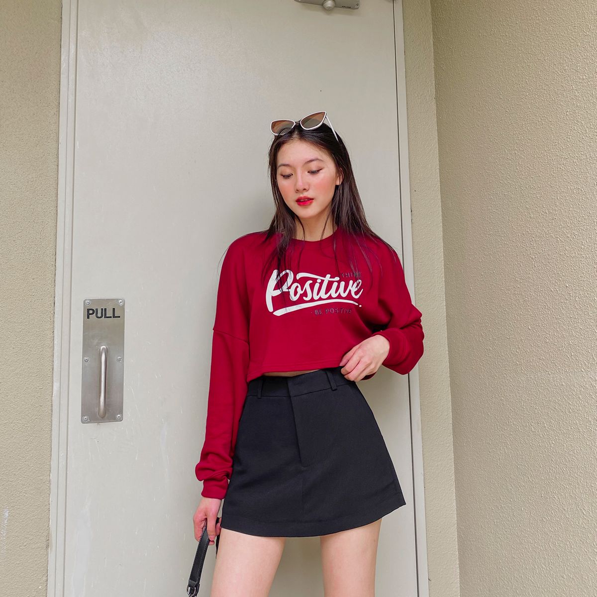 Positive Tshirt Croptop