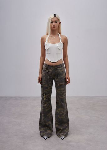  CAMO - Flared Pants 