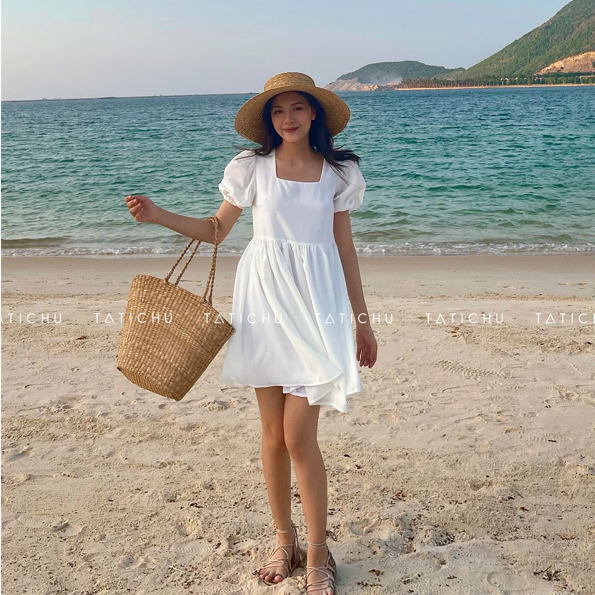 Square Neck Babydoll Dress