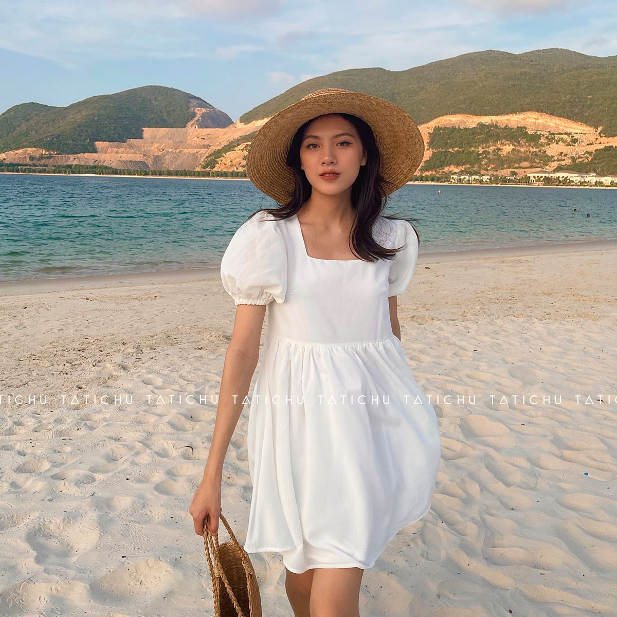 Square Neck Babydoll Dress