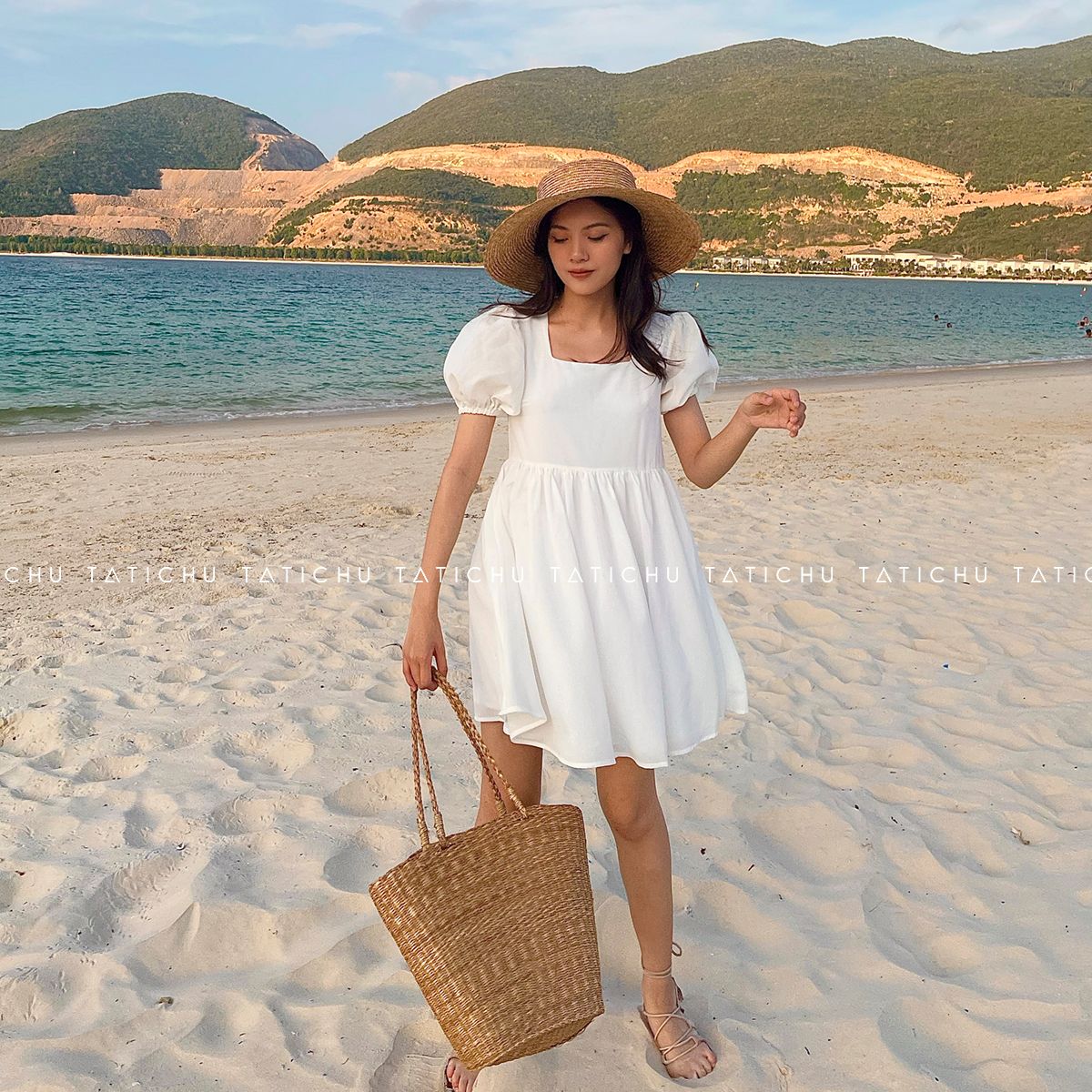 Square Neck Babydoll Dress