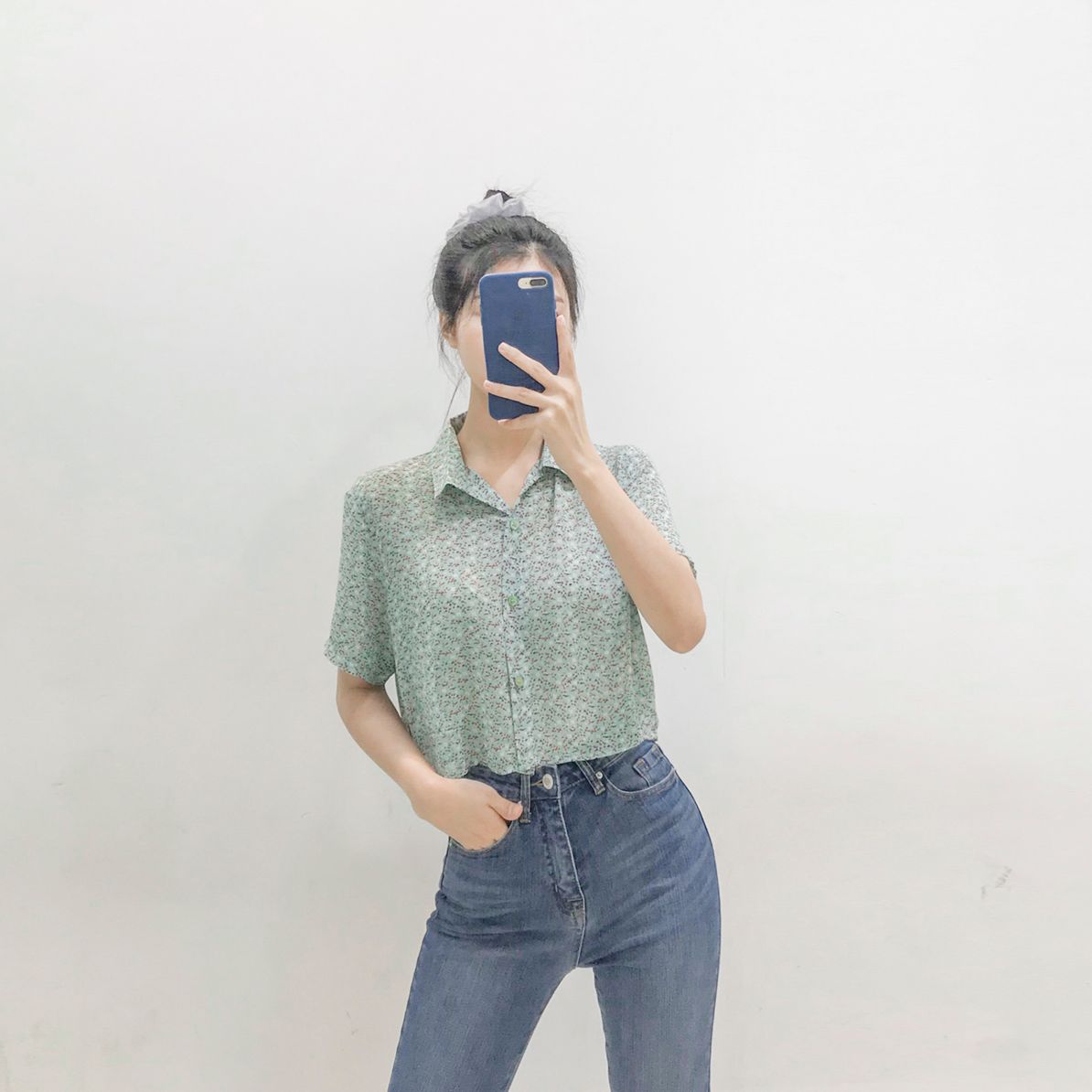 Floral Chiffon Croptop