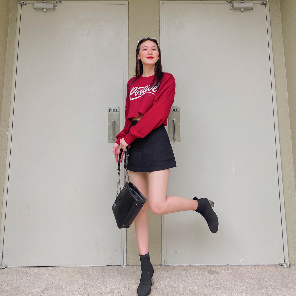 Positive Tshirt Croptop