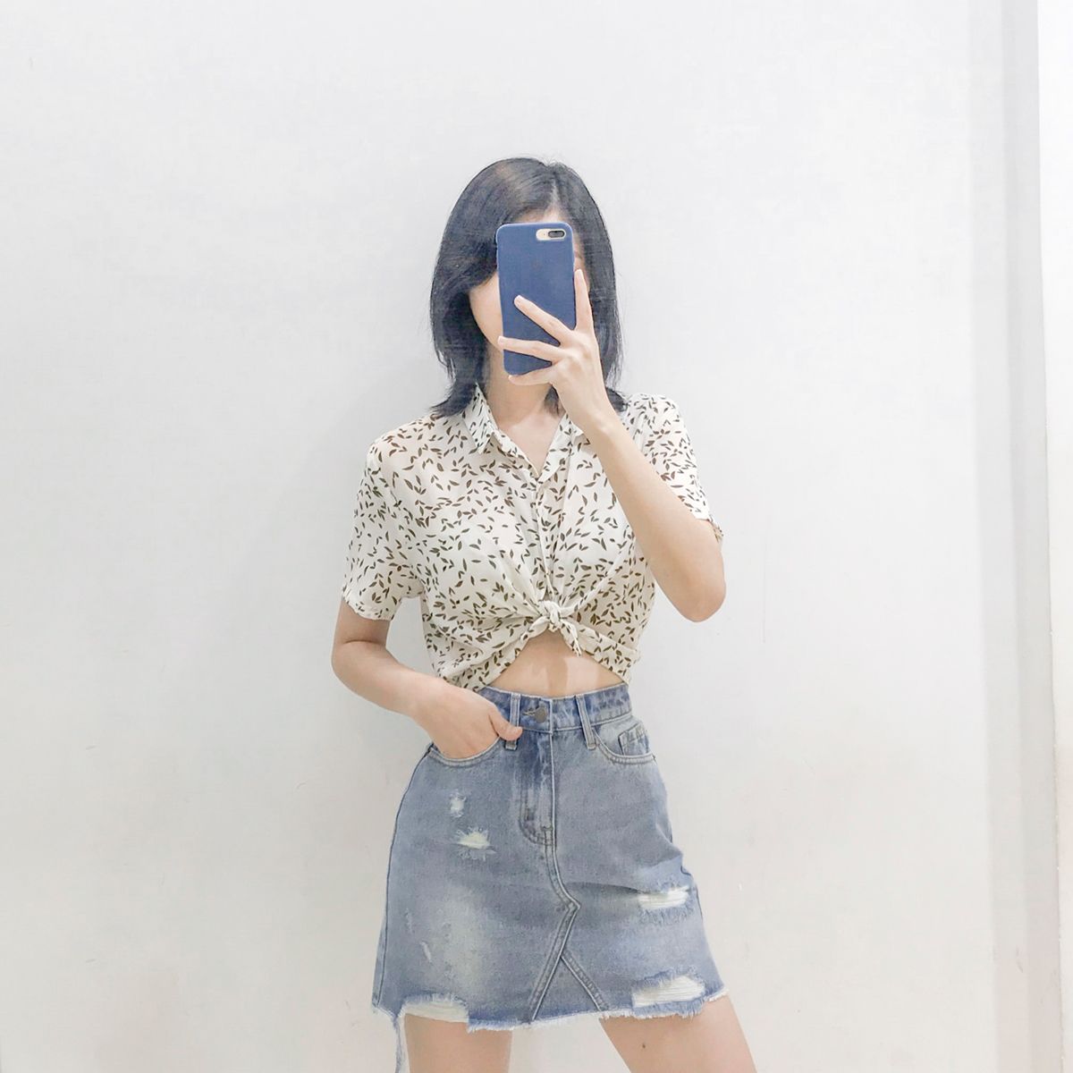 Floral Chiffon Croptop