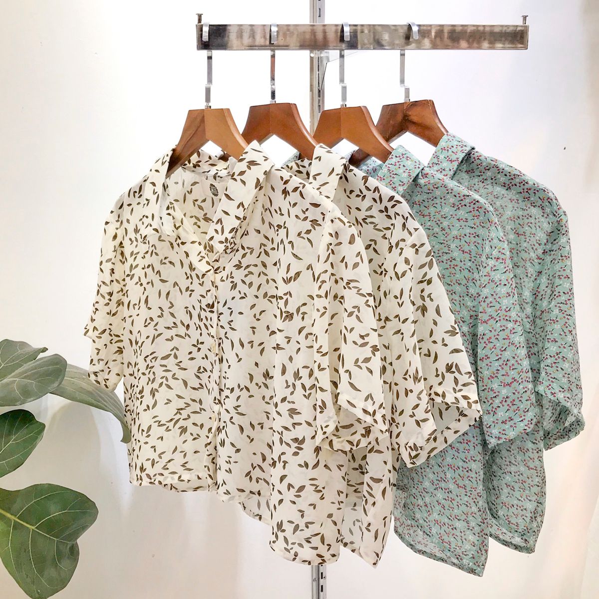 Floral Chiffon Croptop