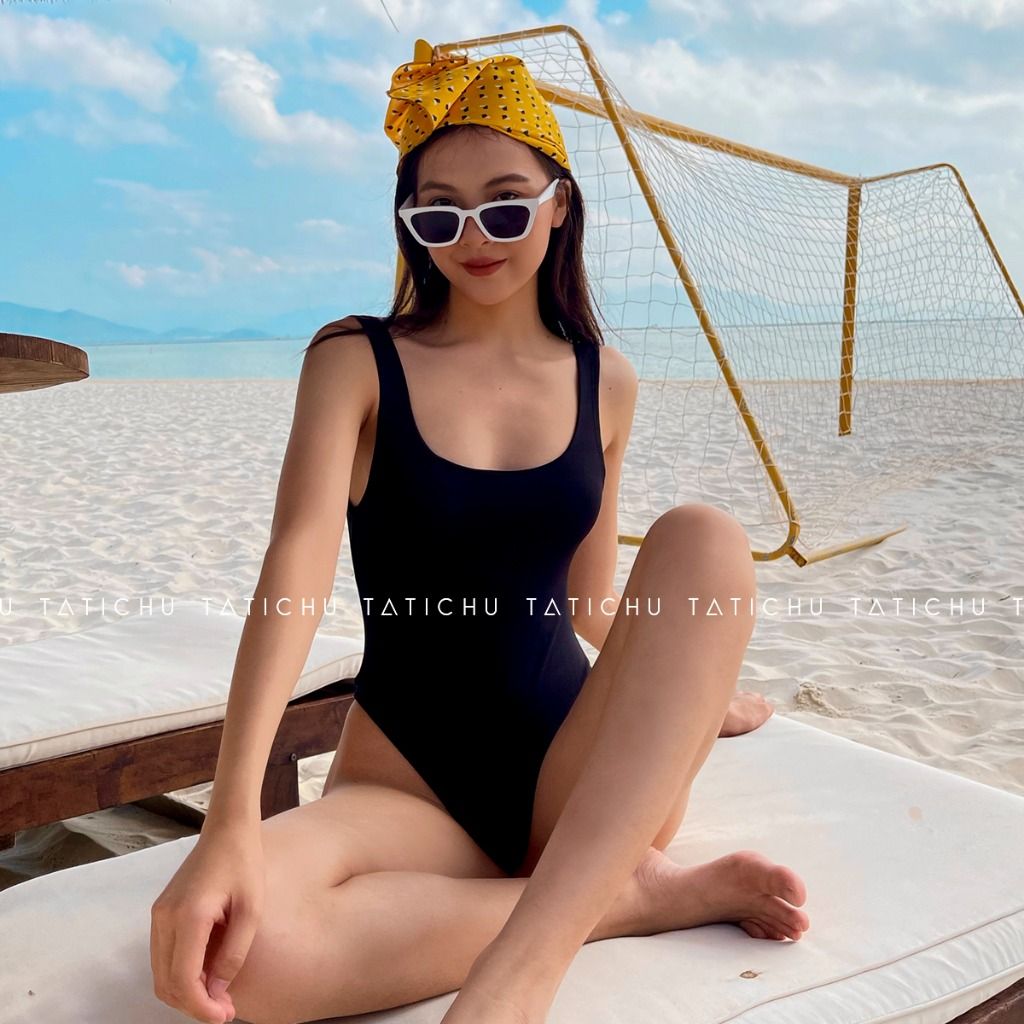 Oval Neck Swimsuit