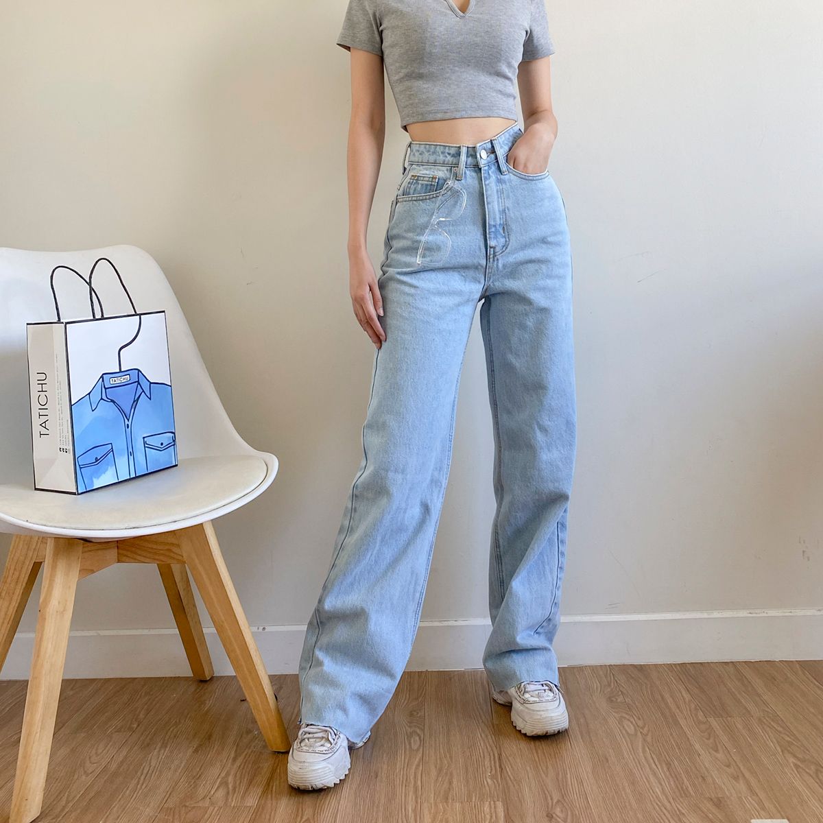Long Denim Jeans
