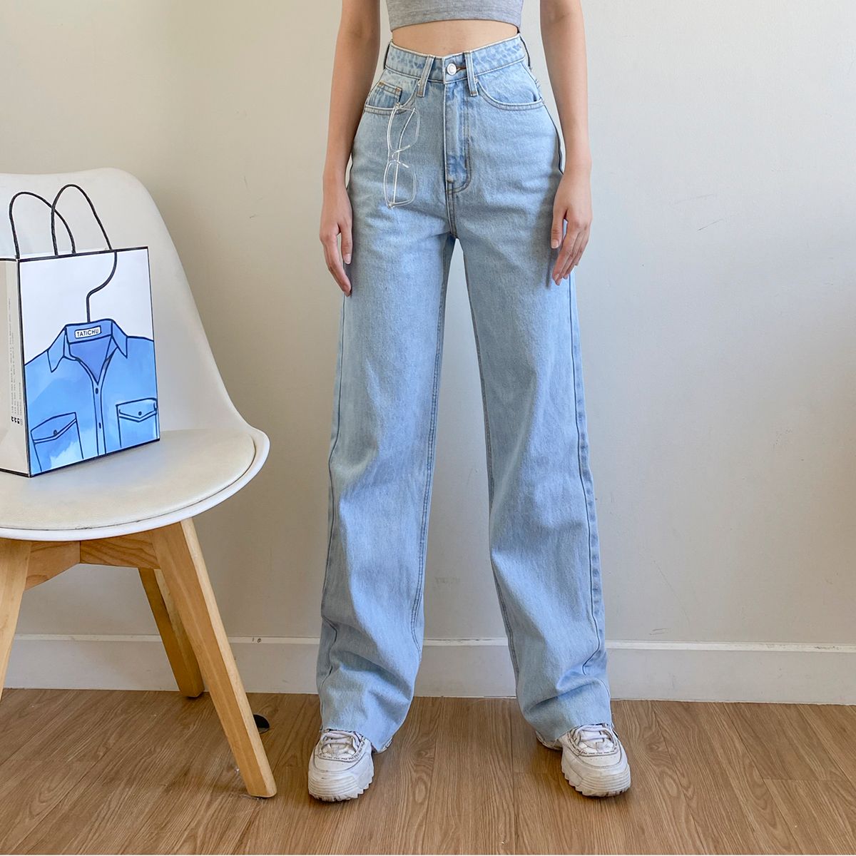 Long Denim Jeans