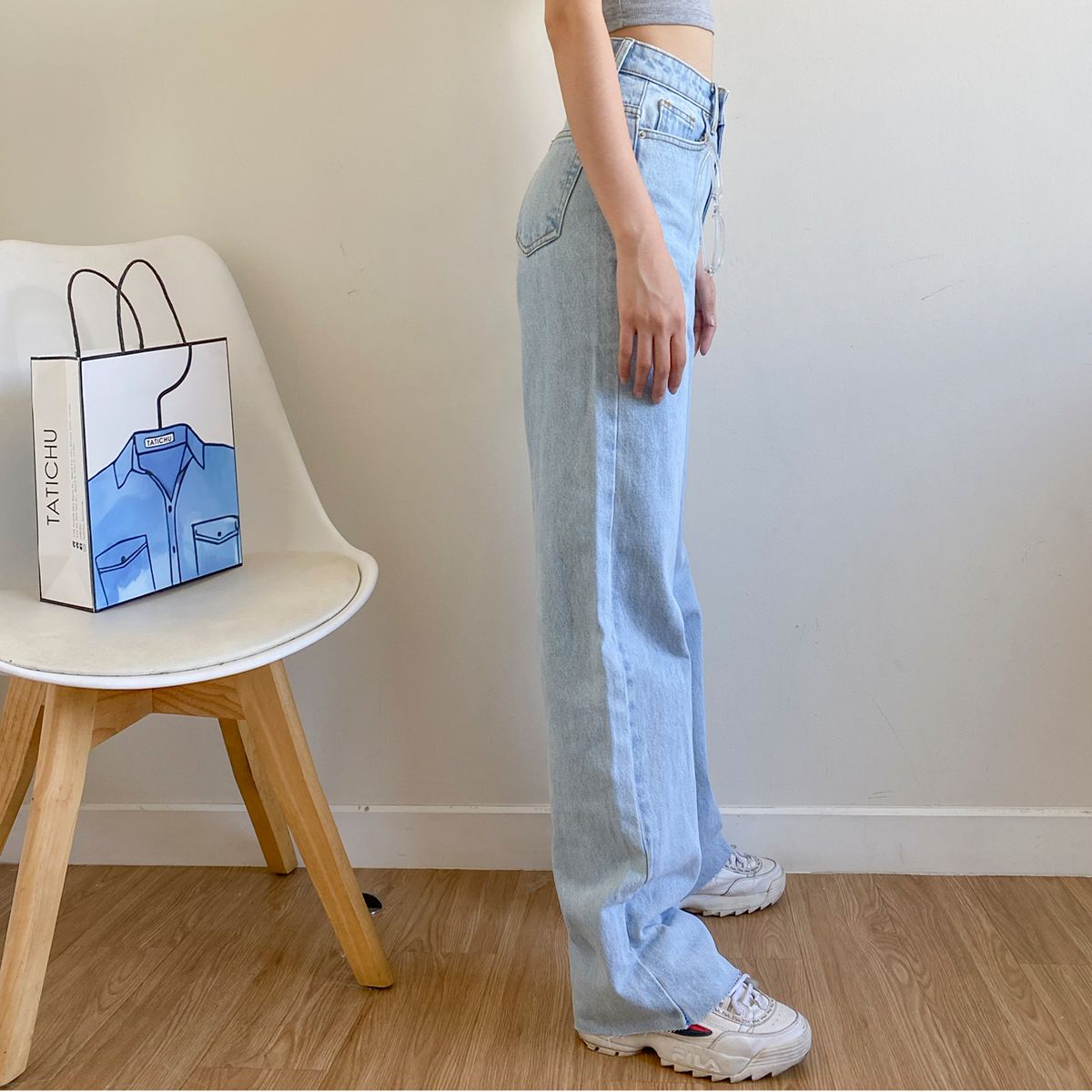 Long Denim Jeans
