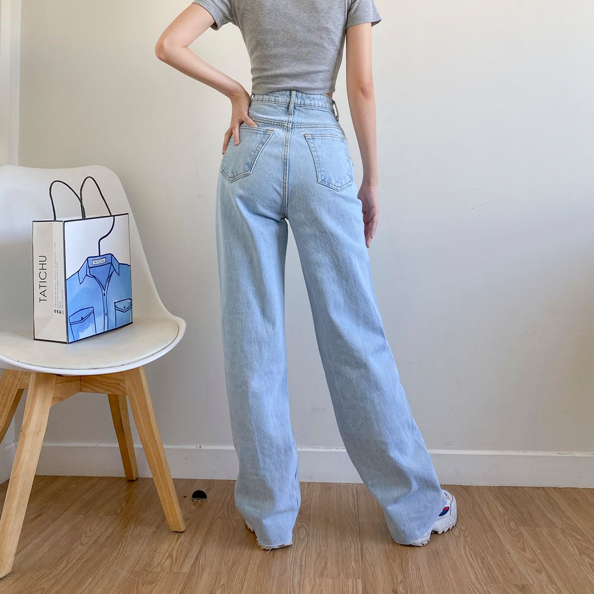 Long Denim Jeans