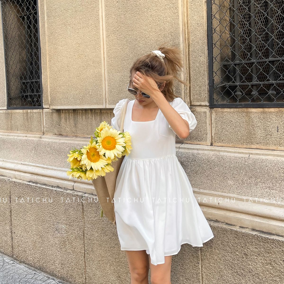 Square Neck Babydoll Dress
