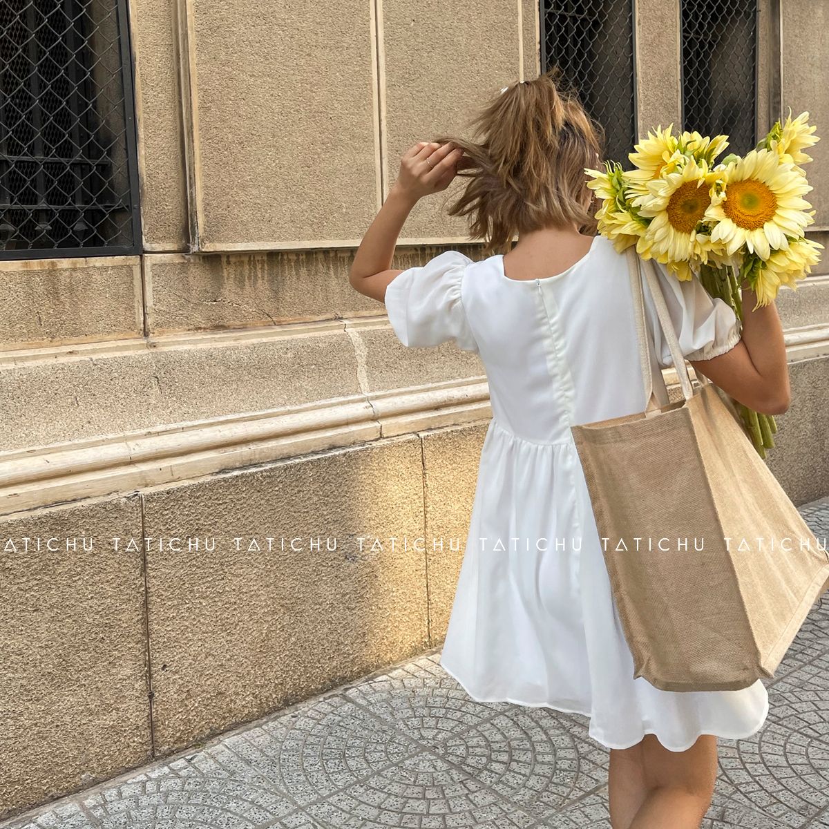 Square Neck Babydoll Dress