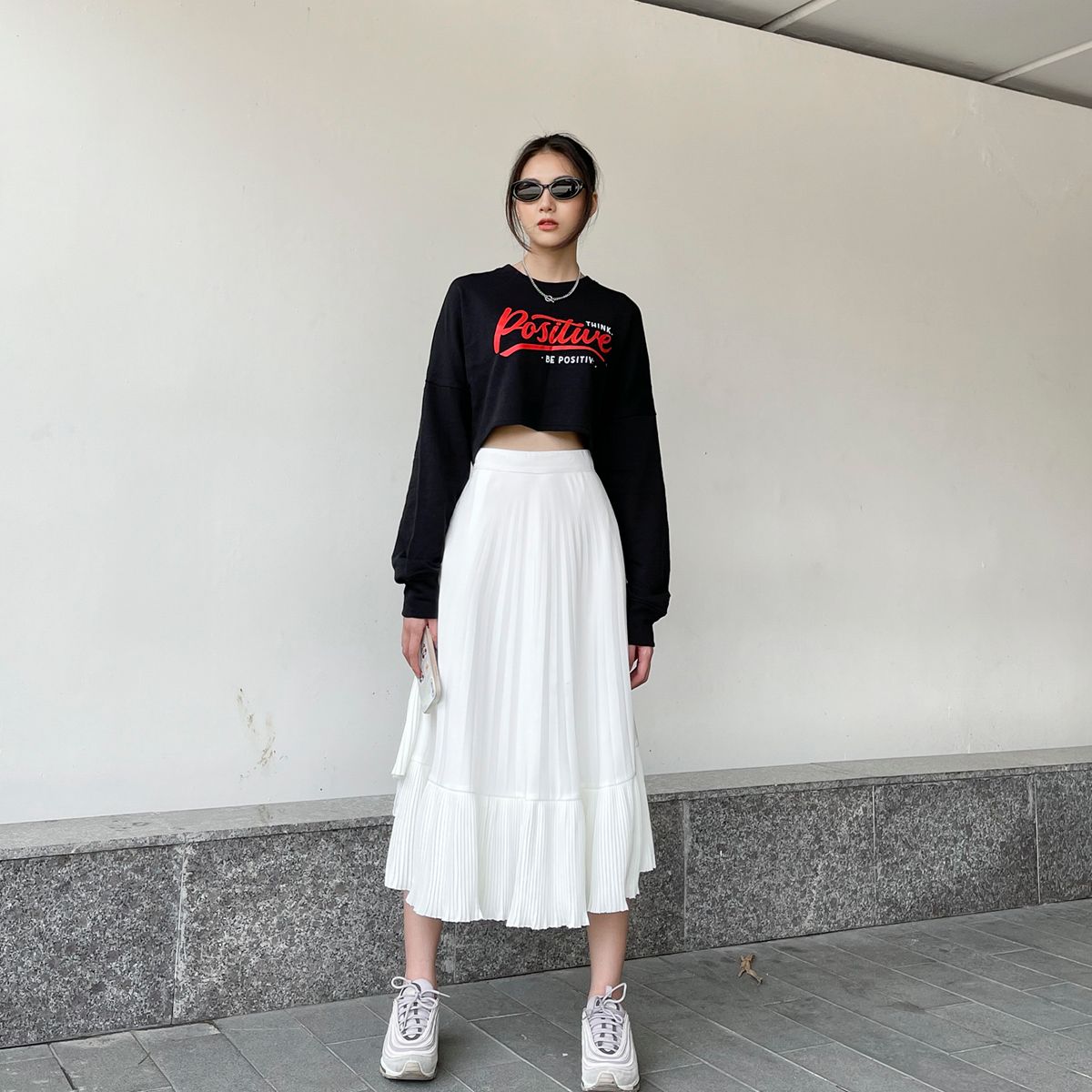 Positive Tshirt Croptop
