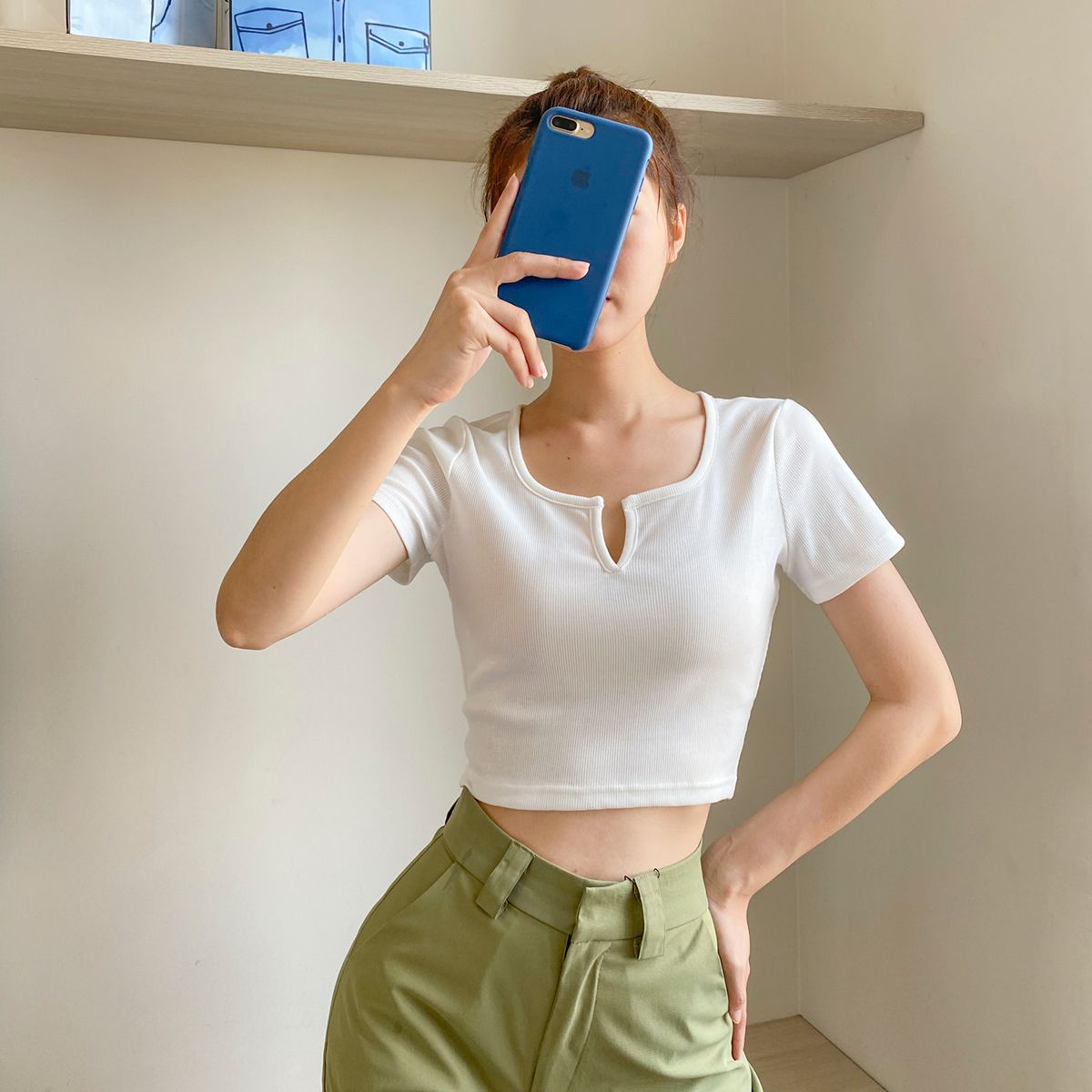 V Neck croptop