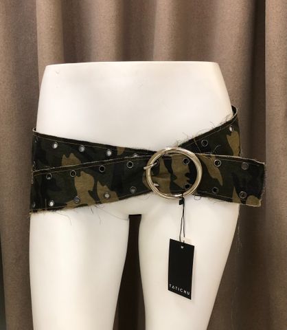  CAMO - Circle Buckle Belt 