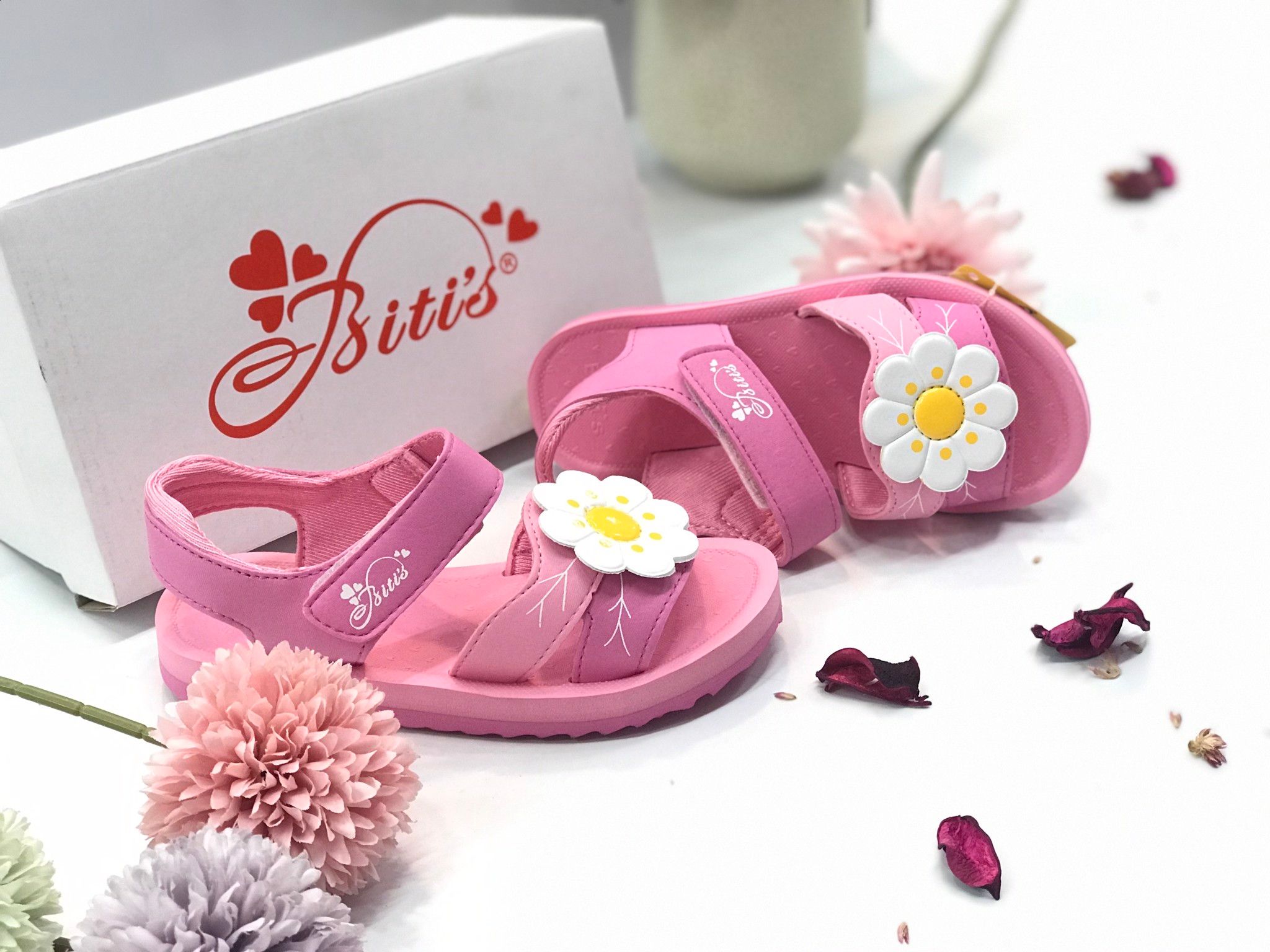Sandals bé gái quai dán ( size 24 - 33 )-SXG029900