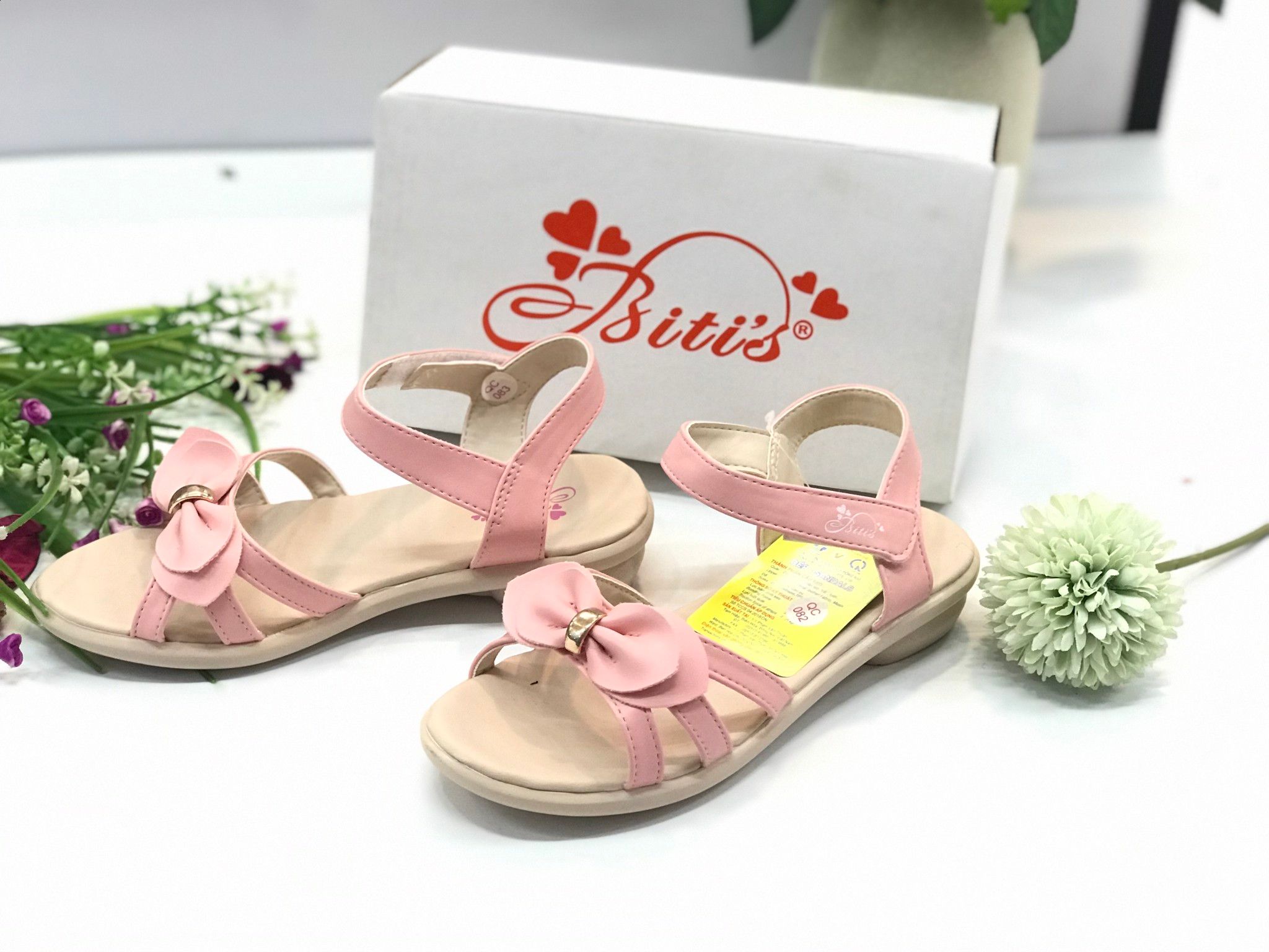 Sandals bé gái quai dán ( size 28 - 37 )-DPG000300