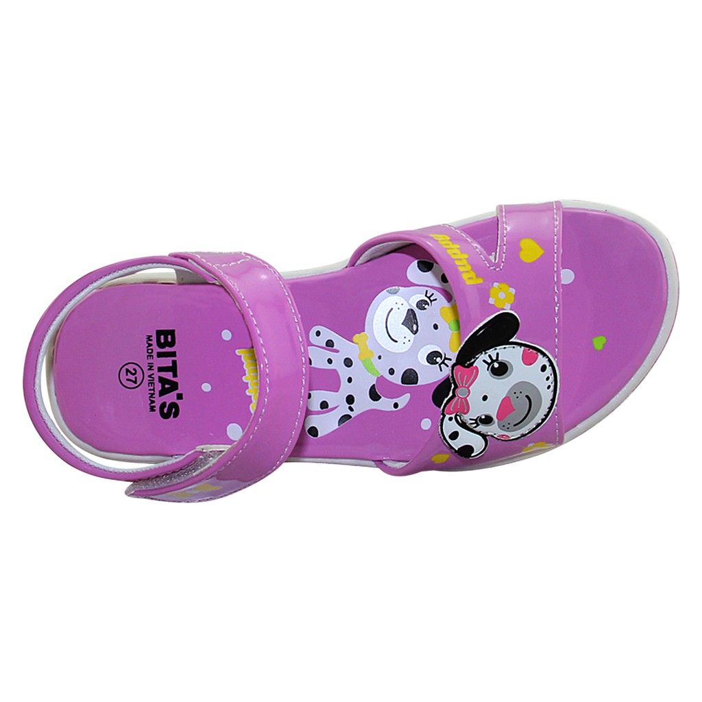 Sandals bé gái quai dán ( size 22 - 30 )-SOB.226