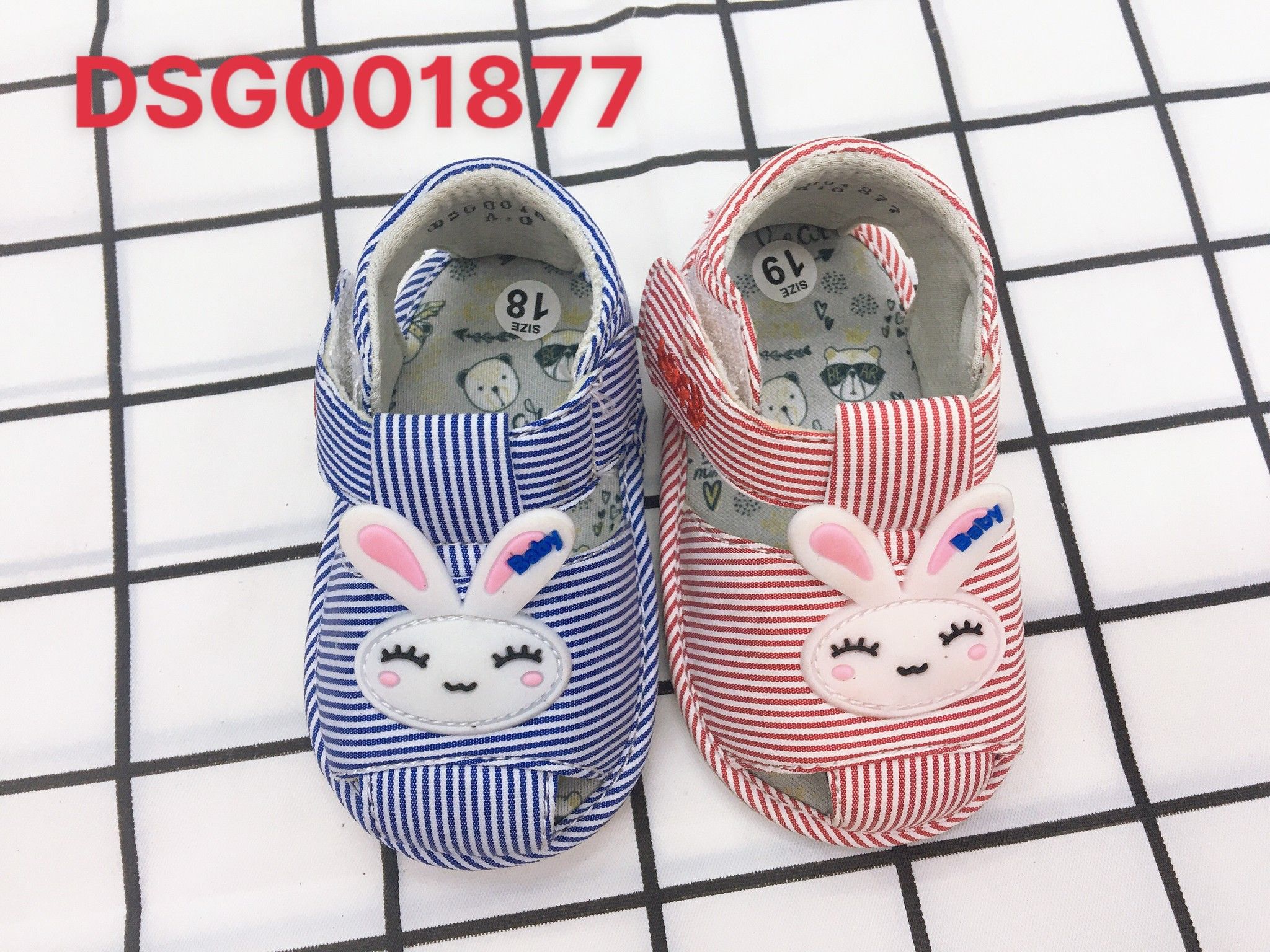 Sandals bé gái quai dán ( size 18 - 20 )-DSG001877