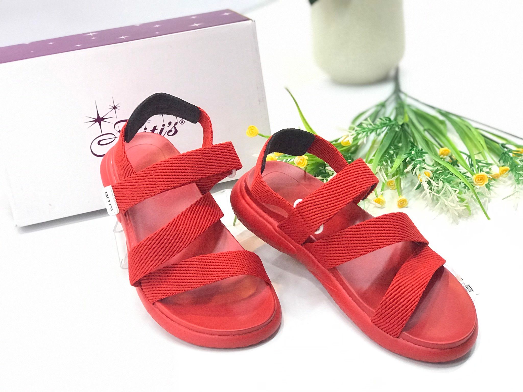 Sandals bé gái quai dán ( size 28 - 34 )-DPG000688