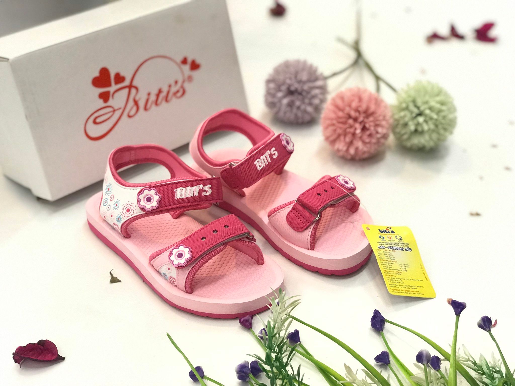 Sandals bé gái quai dán ( size 24 - 33 )-SXG028300