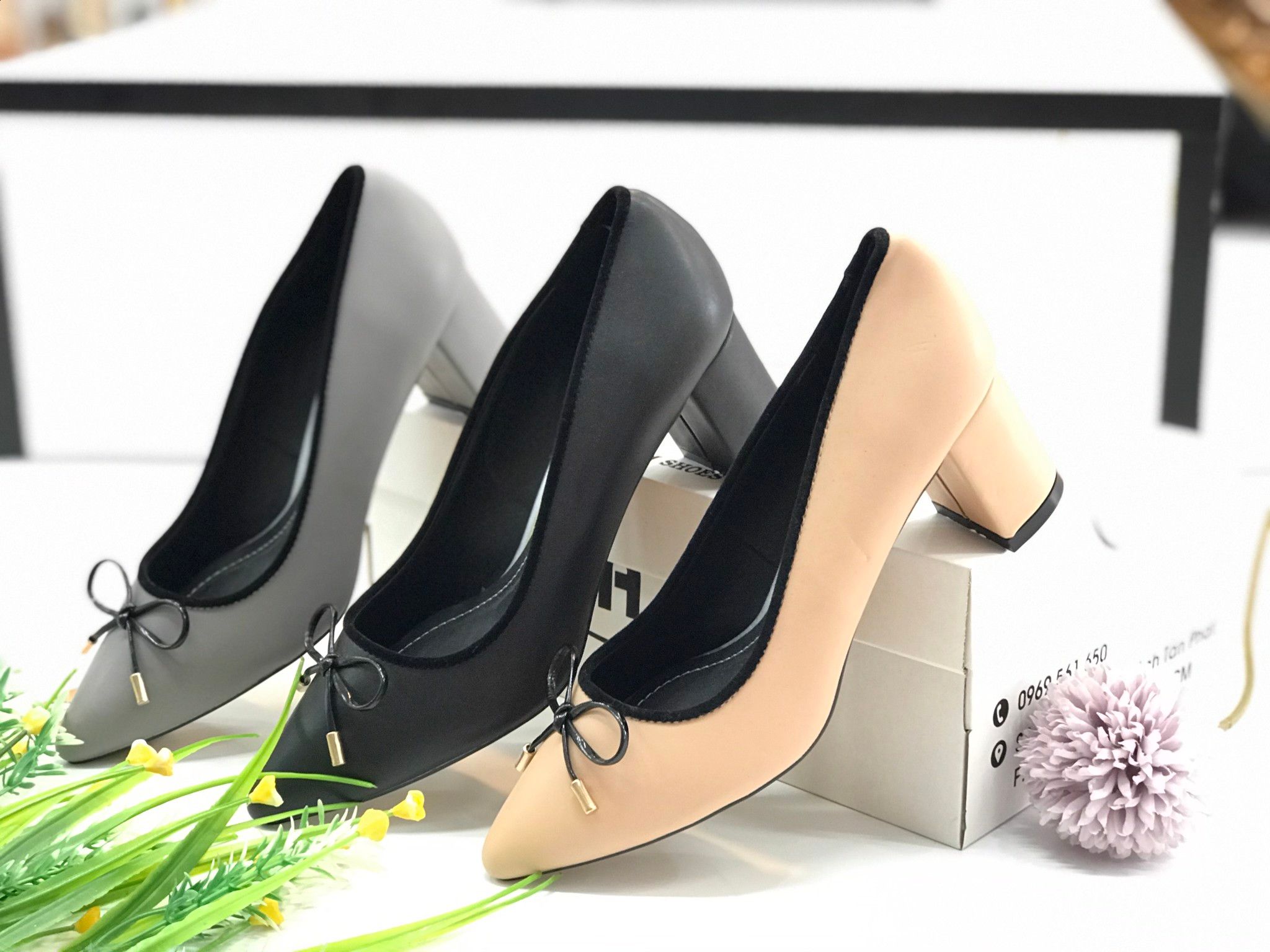 CG 5P Đế Vuông Nơ Nhí