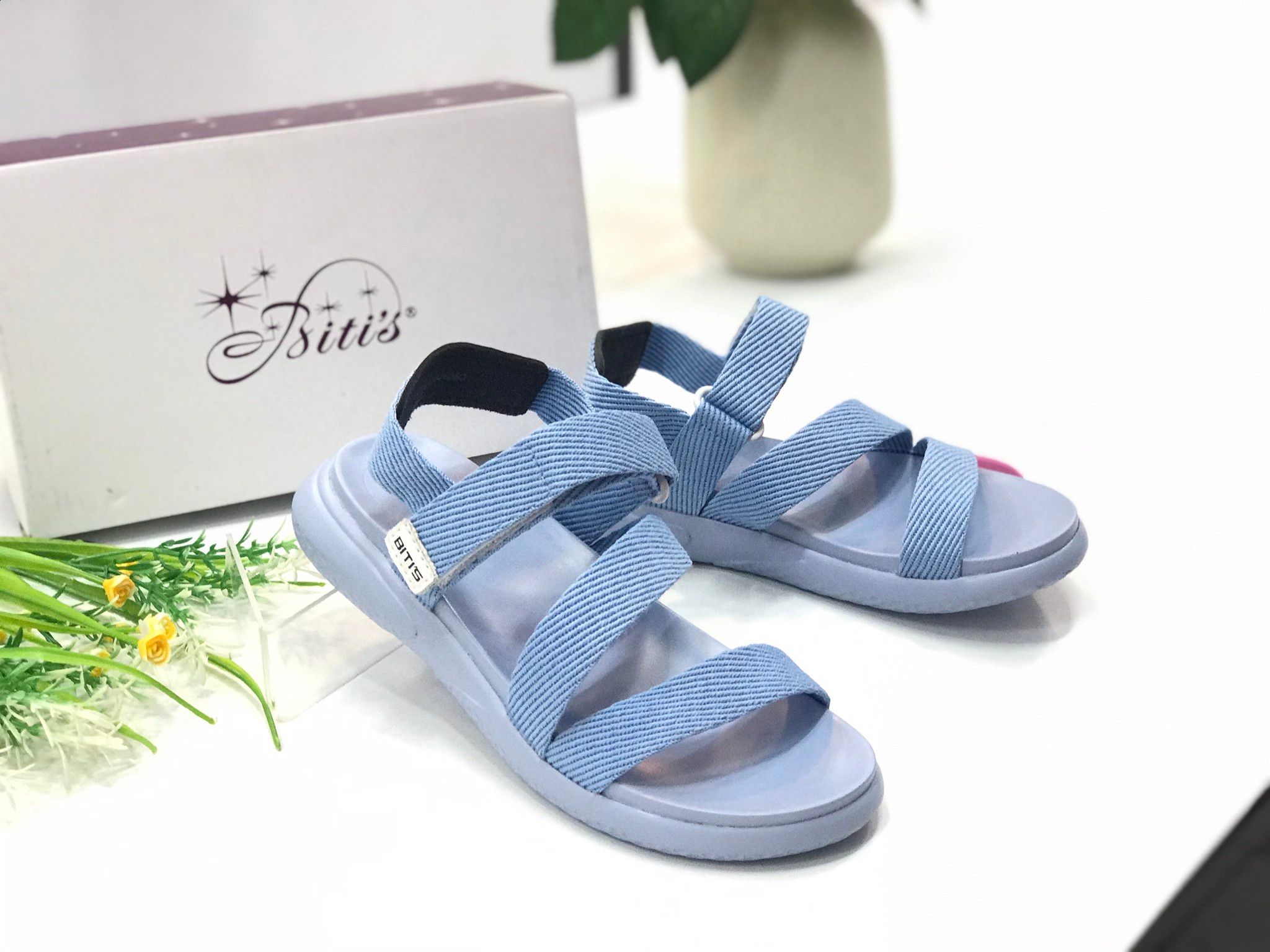 Sandals bé gái quai dán ( size 28 - 34 )-DPG000688