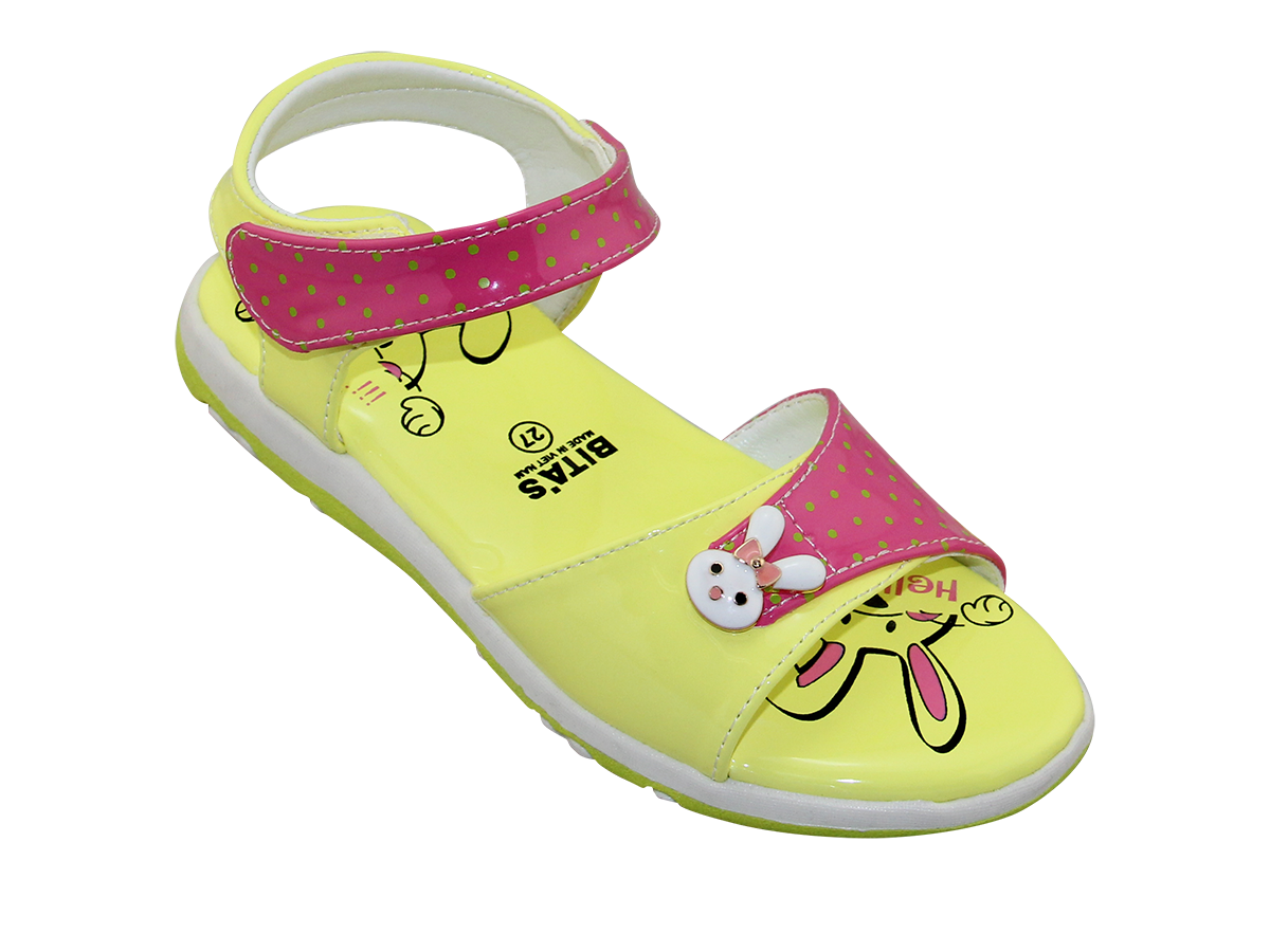 Sandals bé gái quai dán ( size 22 - 30 )-SOB.221