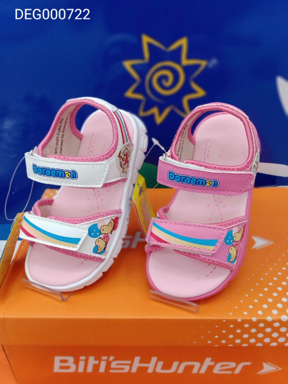 Sandals bé gái quai dán ( size 24 - 30 )-DEG000722
