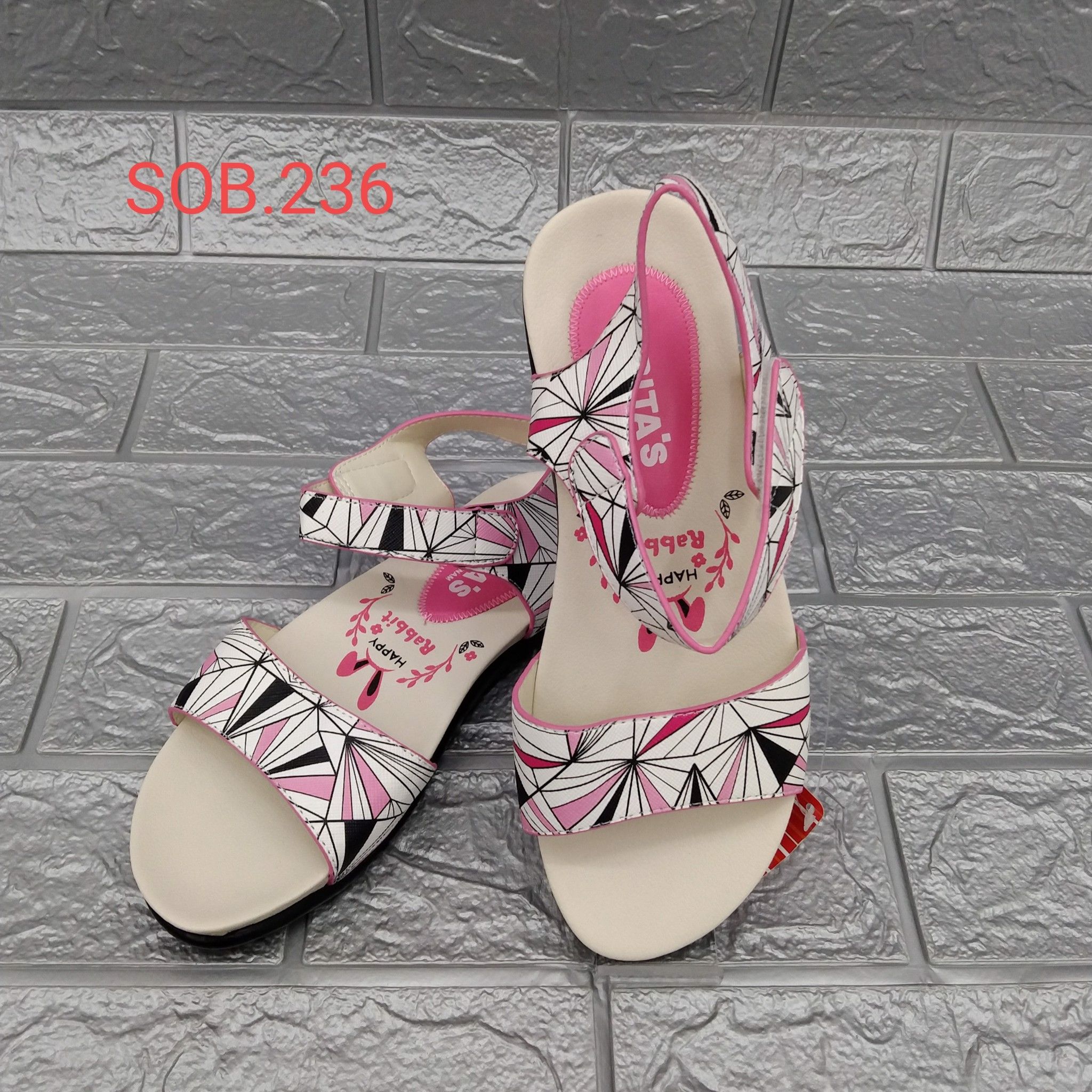 Sandals bé gái quai dán ( size 31 - 37 )-SOB.236