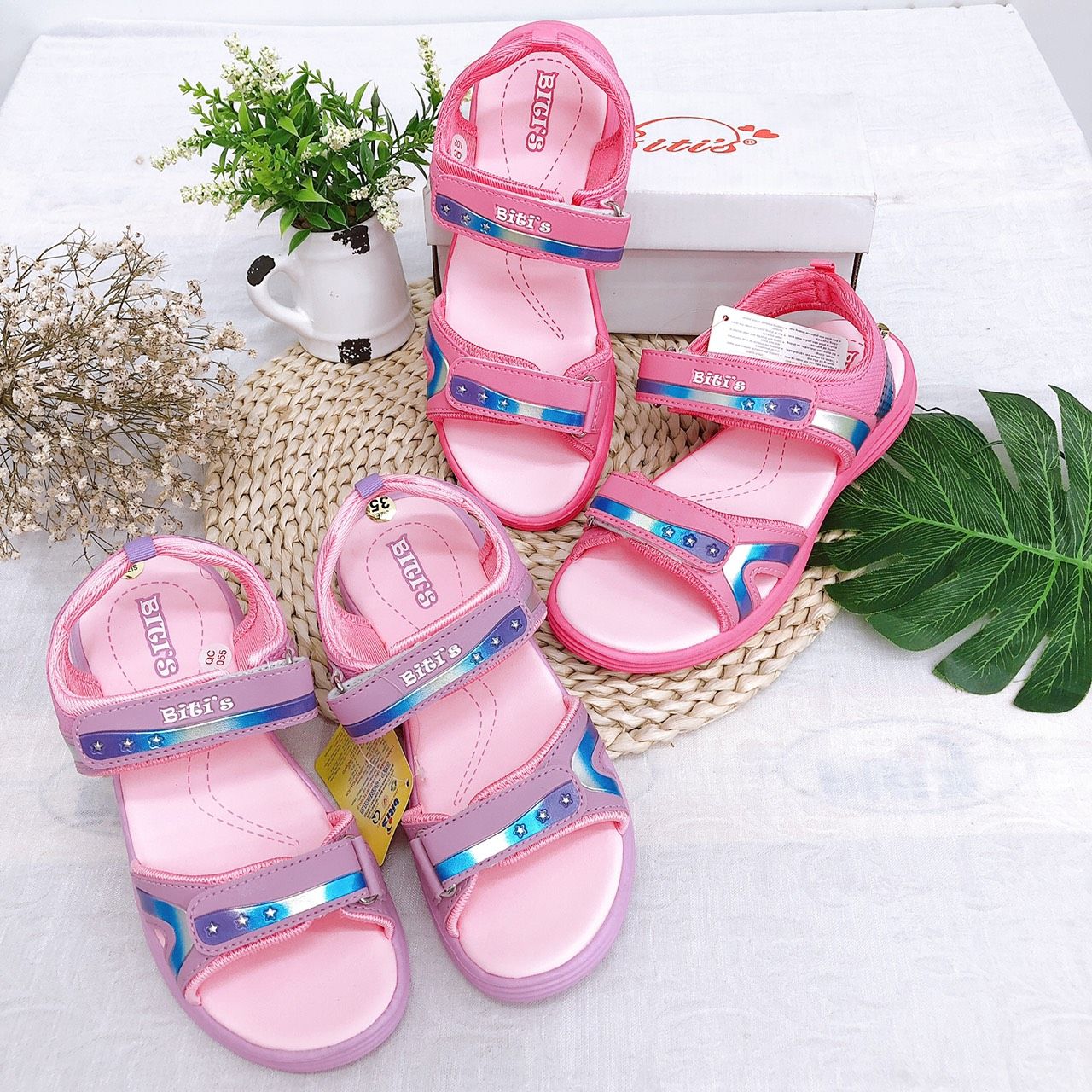 Sandals bé gái quai dán ( size 28 - 37 )-DEG000800