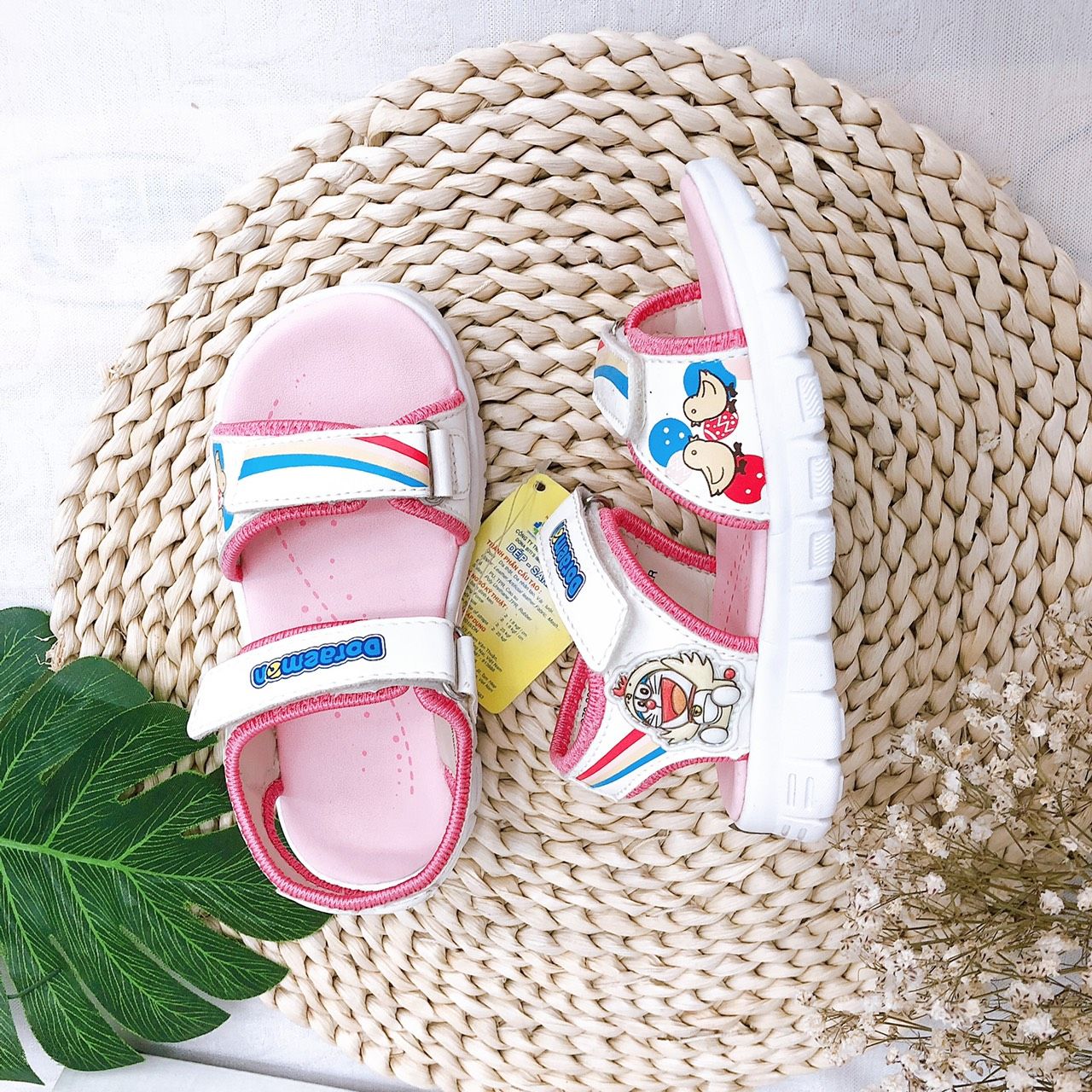 Sandals bé gái quai dán ( size 24 - 30 )-DEG000722