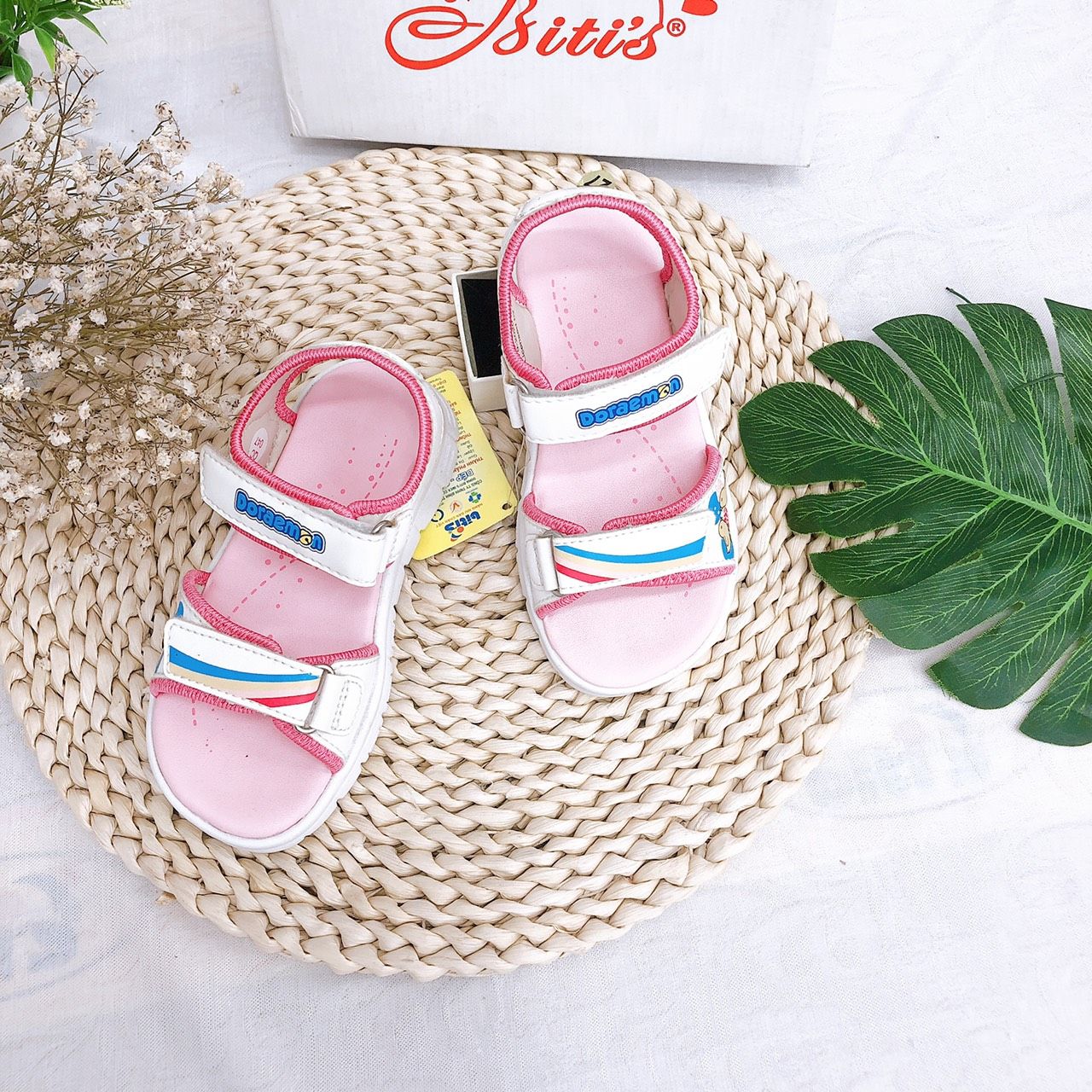 Sandals bé gái quai dán ( size 24 - 30 )-DEG000722