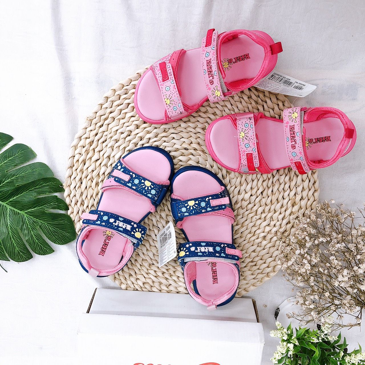Sandals bé gái quai dán ( size 28 - 35 )-DEG000100