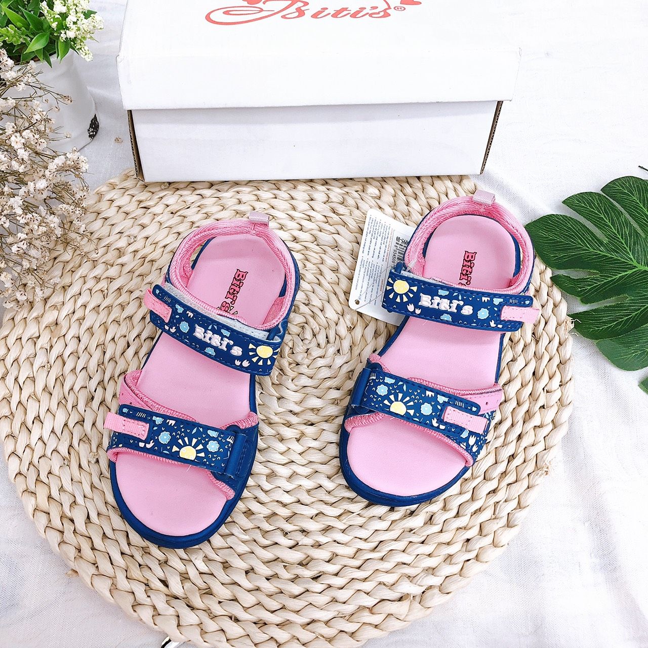 Sandals bé gái quai dán ( size 28 - 35 )-DEG000100