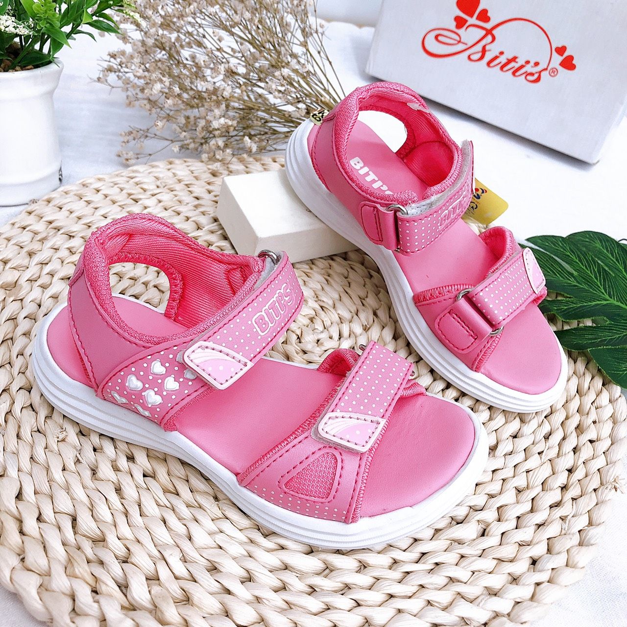 Sandals bé gái quai dán ( size 28 - 37 )-DEB004900