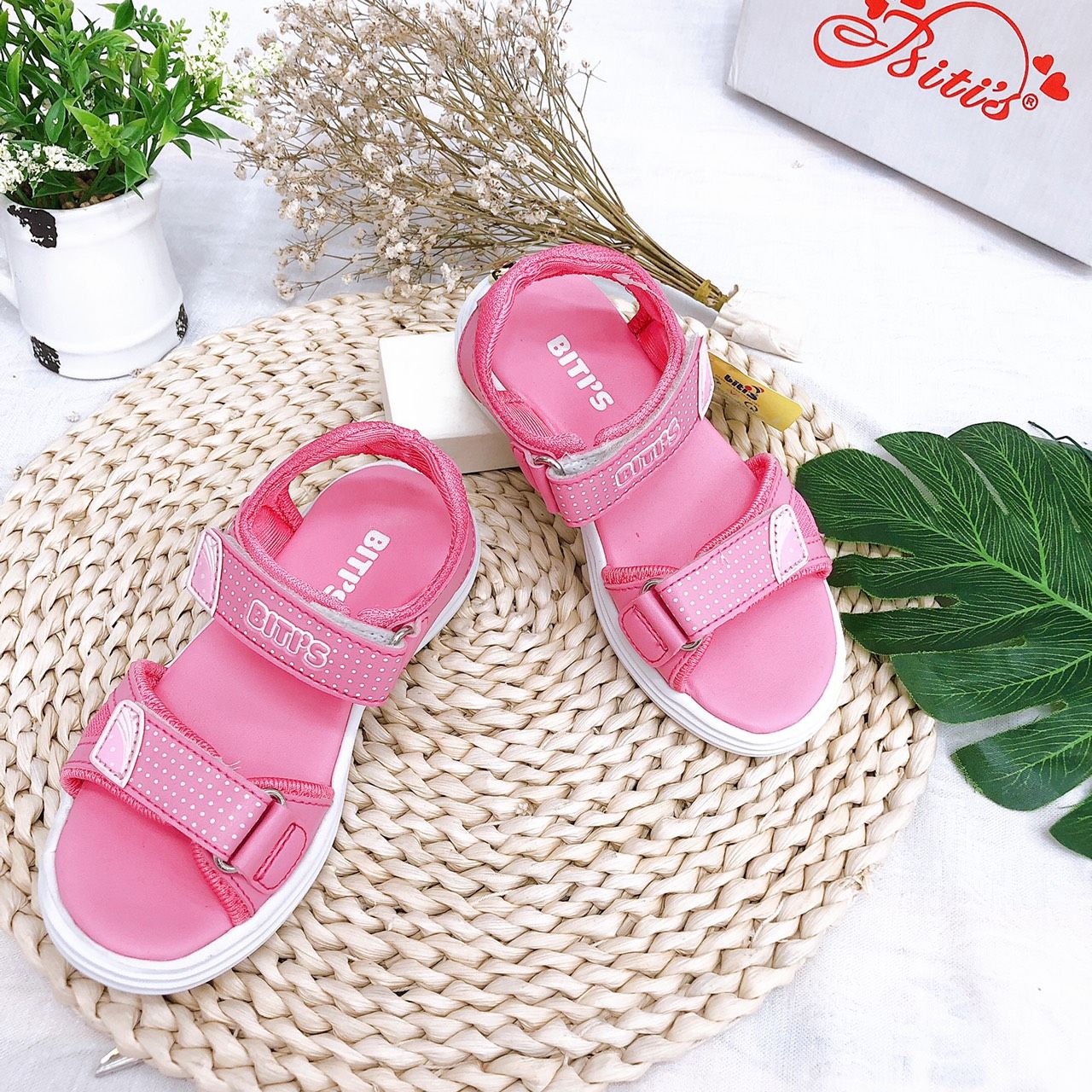 Sandals bé gái quai dán ( size 28 - 37 )-DEB004900