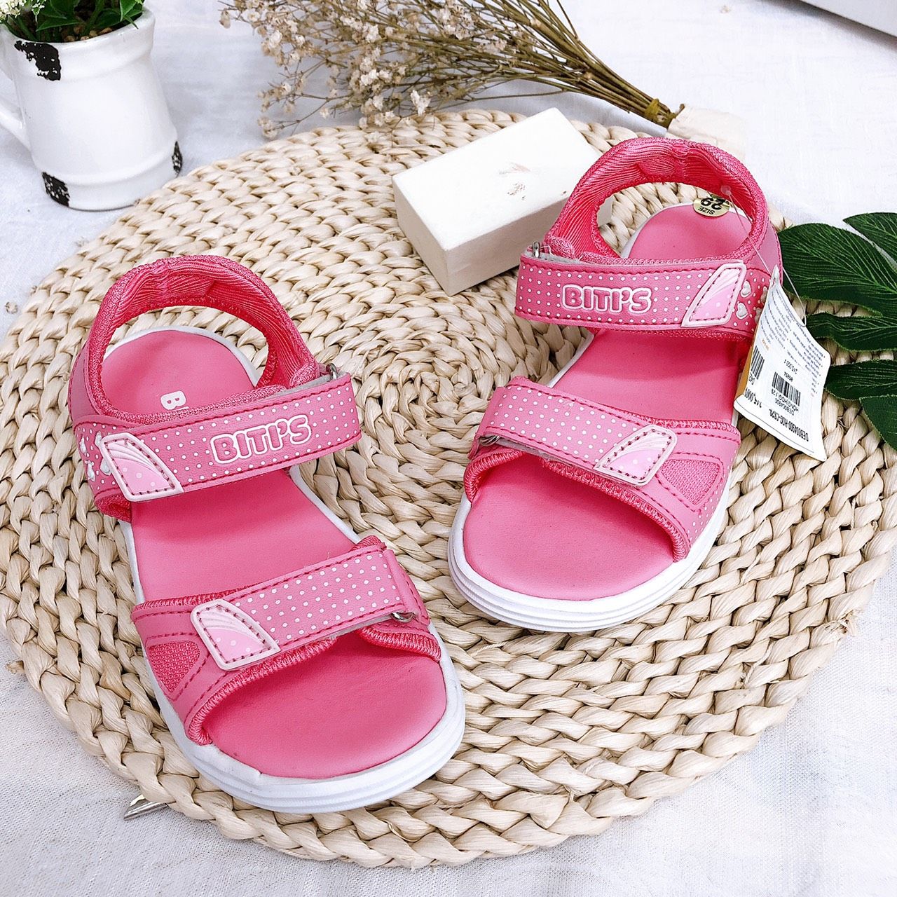 Sandals bé gái quai dán ( size 28 - 37 )-DEB004900