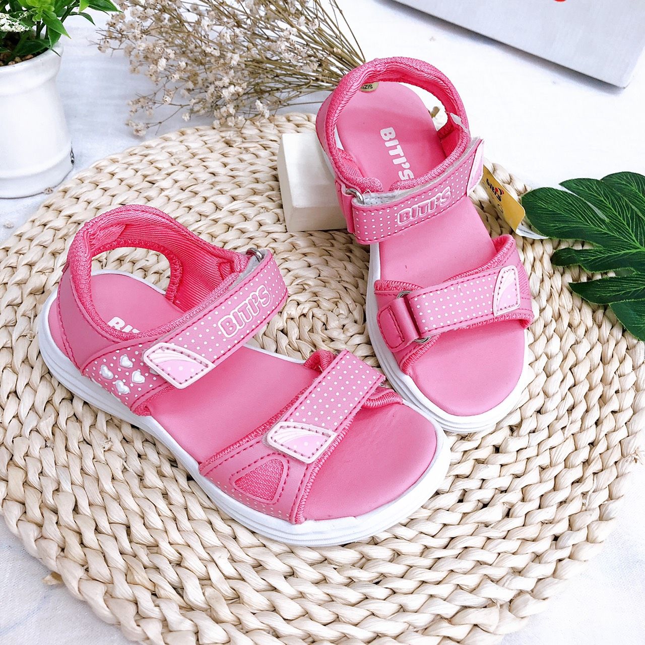 Sandals bé gái quai dán ( size 28 - 37 )-DEB004900