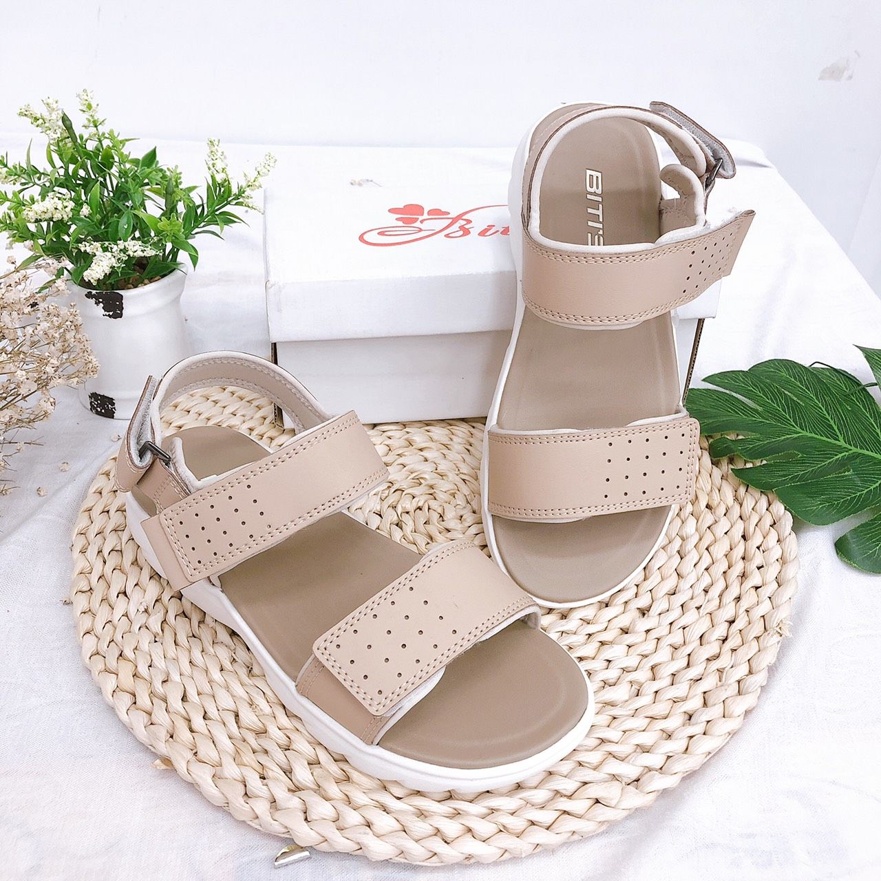 Sandals bé gái quai dán ( size 34 - 39 )-DEG000200